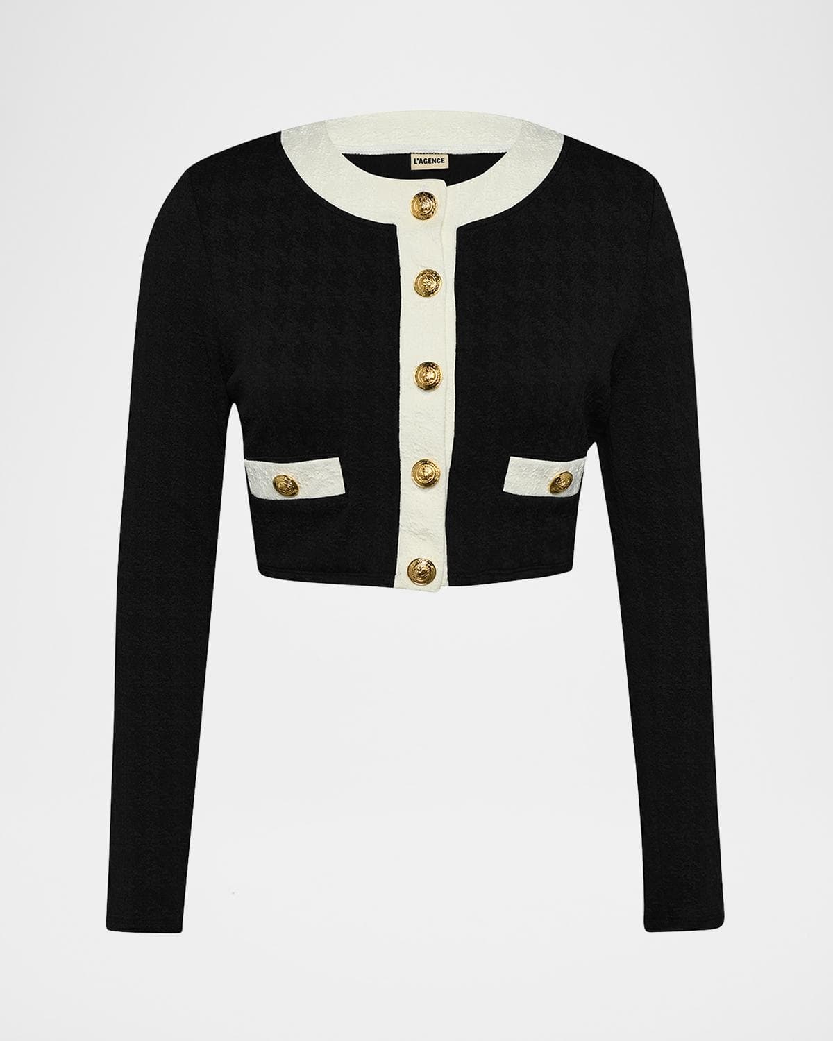 L 'AGENCE Adaline Colorblock Chic Swim Cardigan · X-LARGE