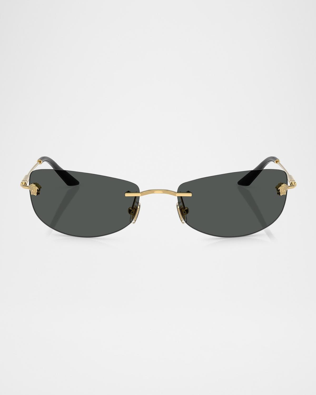 Versace Men's VE2279 Rectangular Sunglasses