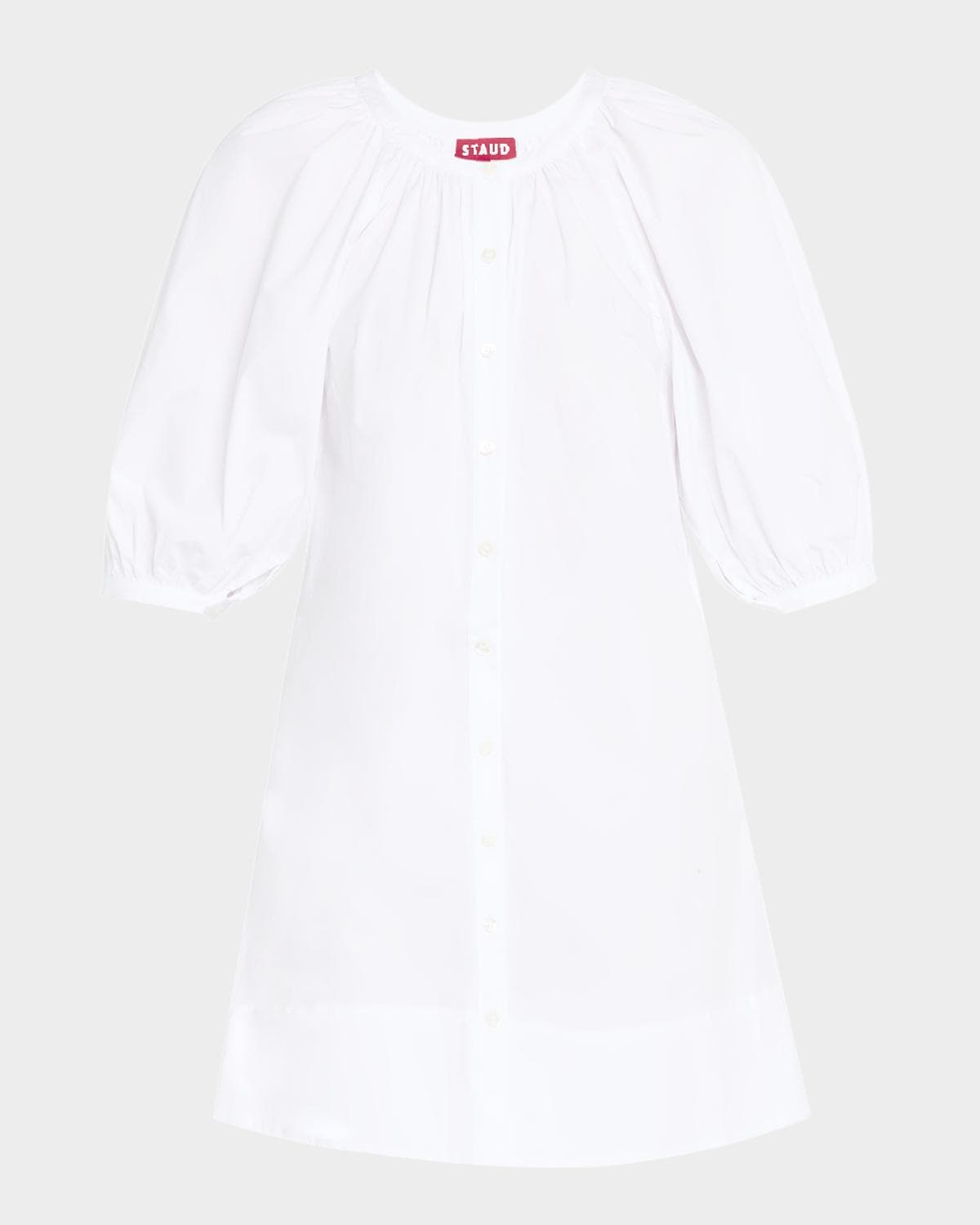 STAUD Vincent Mini Shirtdress