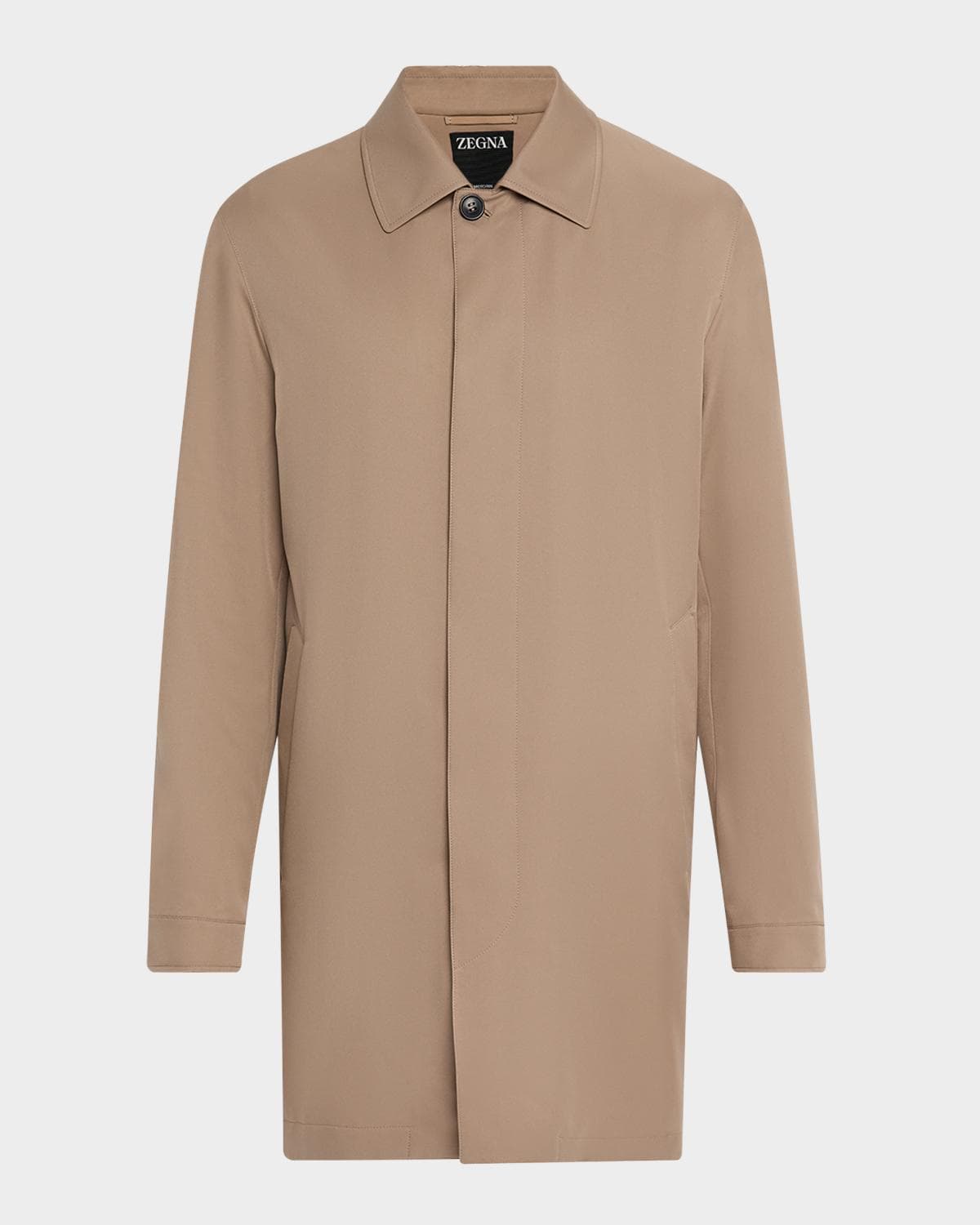 ZEGNA Men's Microfiber Raincoat