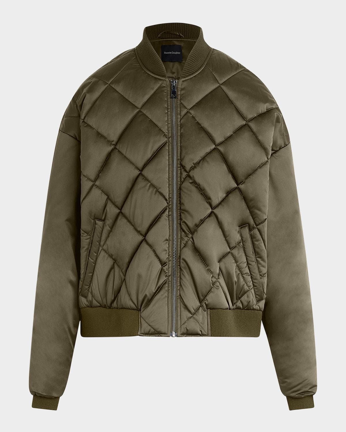 Favorite Daughter The Favorite Quilted Bomber Jacket