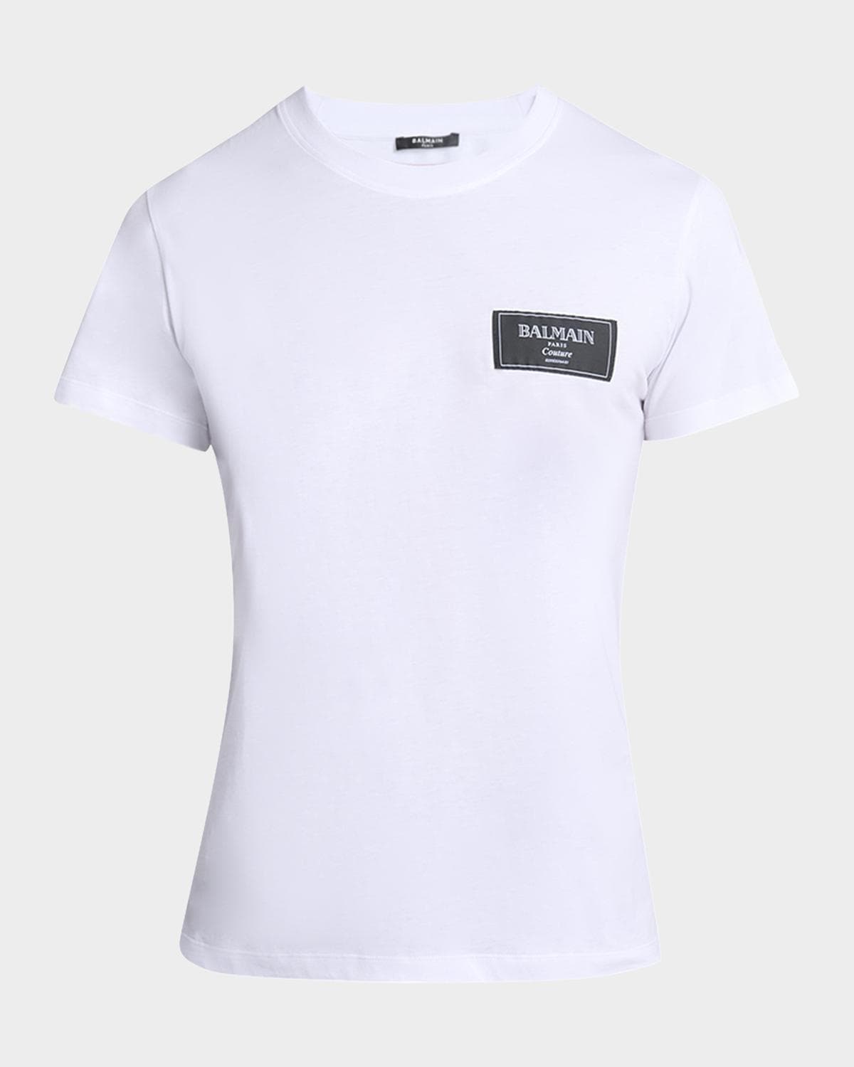 Balmain Men's Couture Label T-Shirt