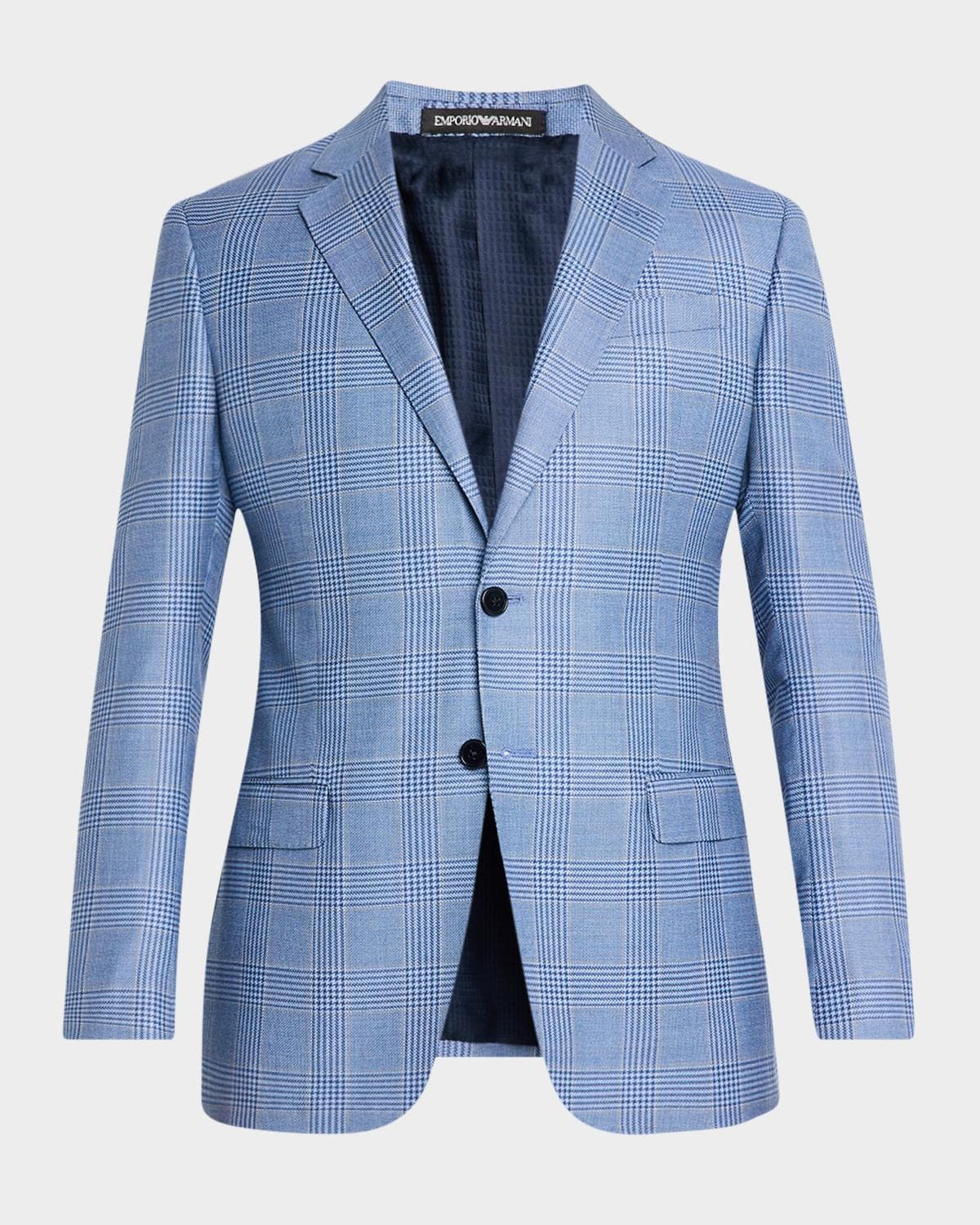 Emporio Armani Men's Houndstooth Plaid Sport Coat