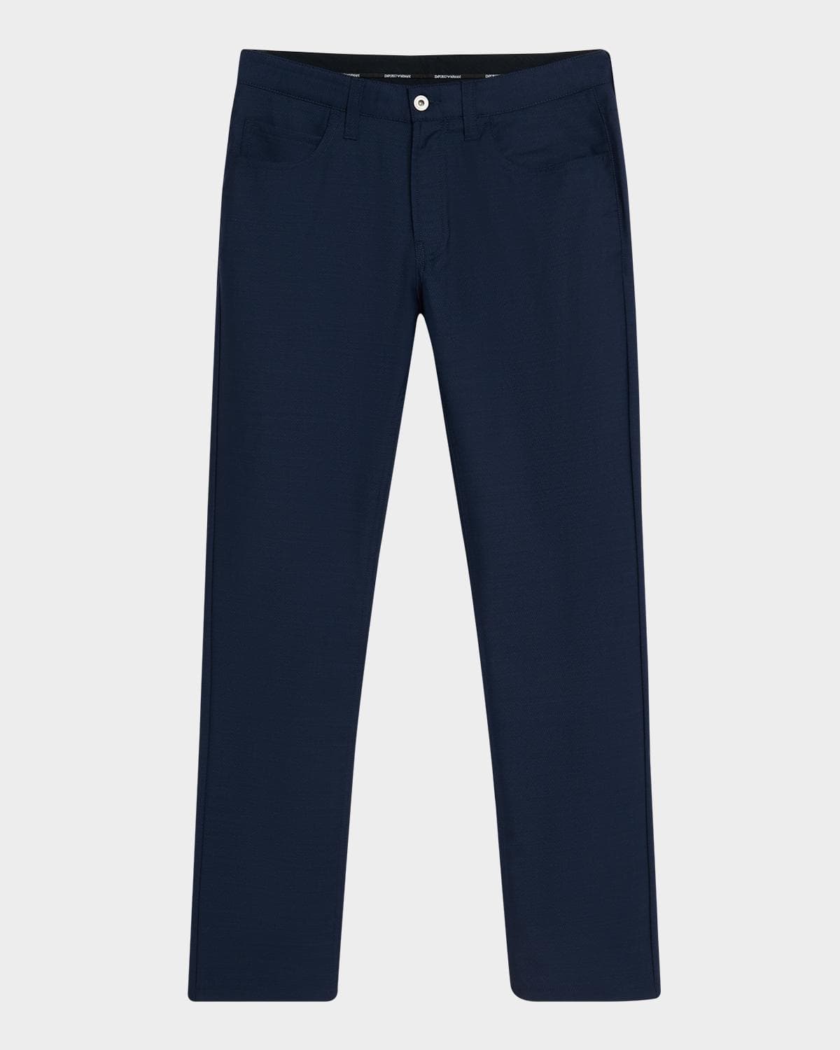 Emporio Armani Men's Textured Wool 5-Pocket Pants