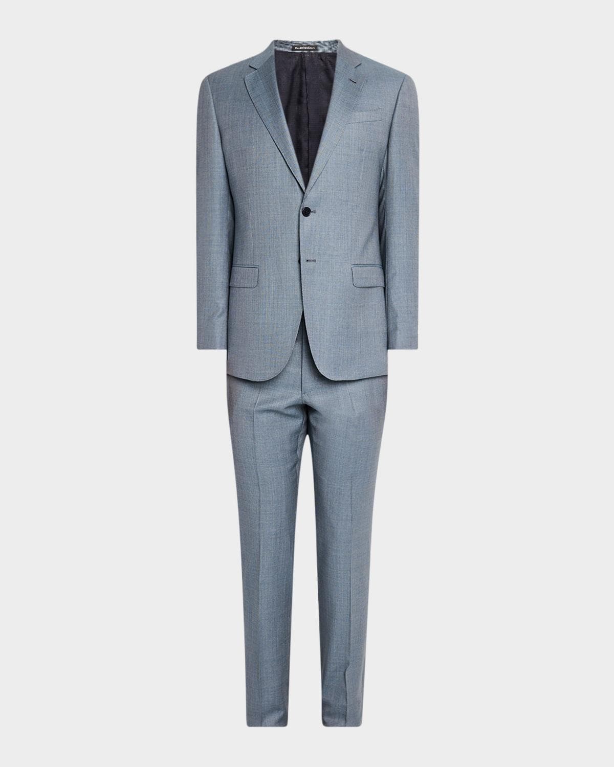 Emporio Armani Men's Wool-Viscose Micro-Dot Suit