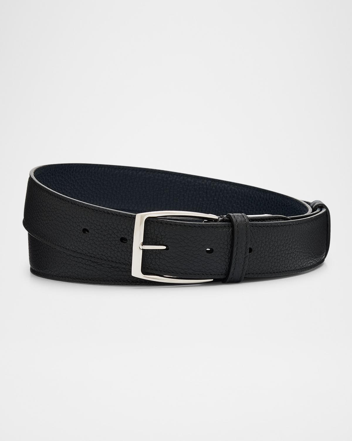 dunhill Men's Grained Leather Belt