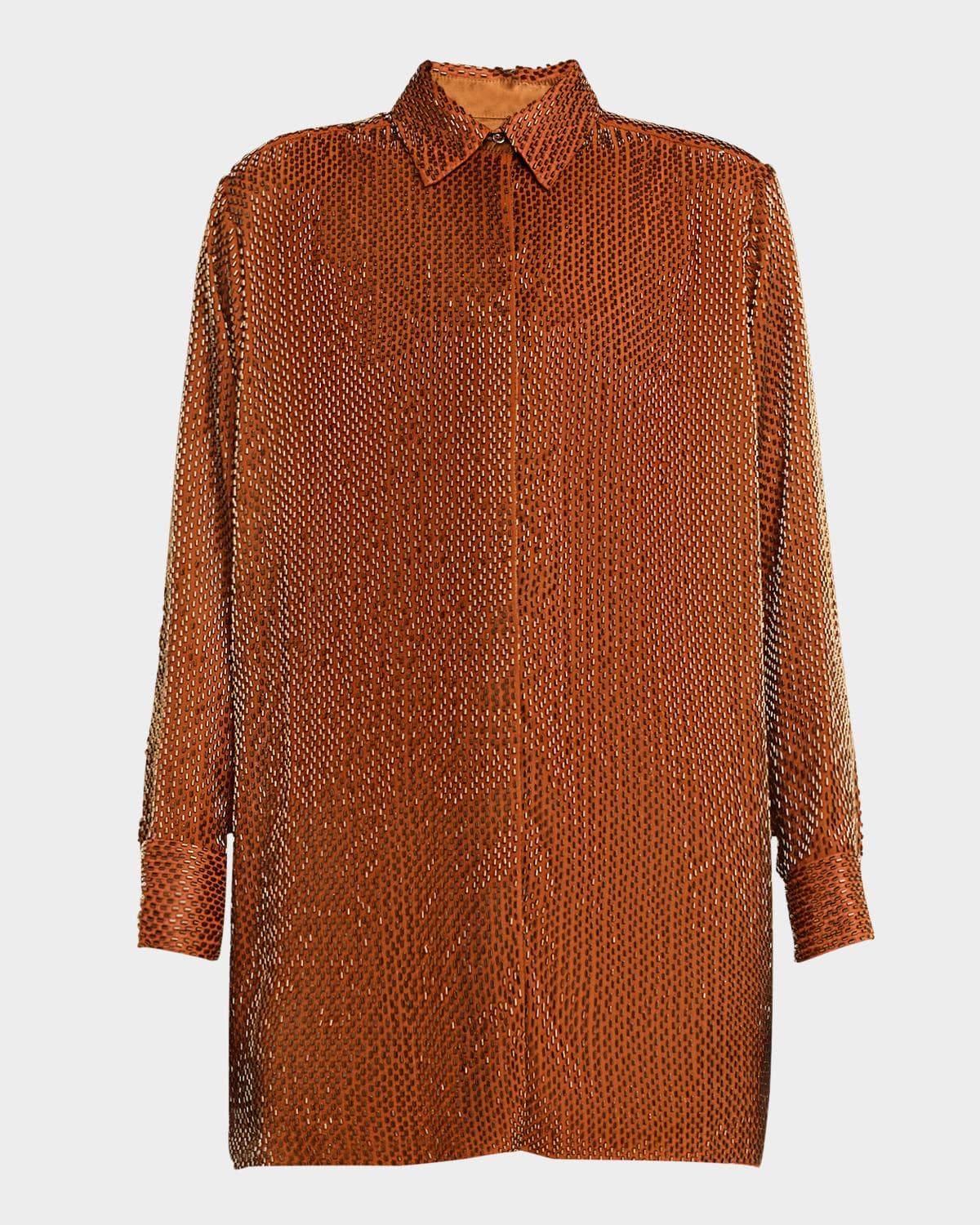 Marques 'Almeida Embellished Long-Sleeve Shirt