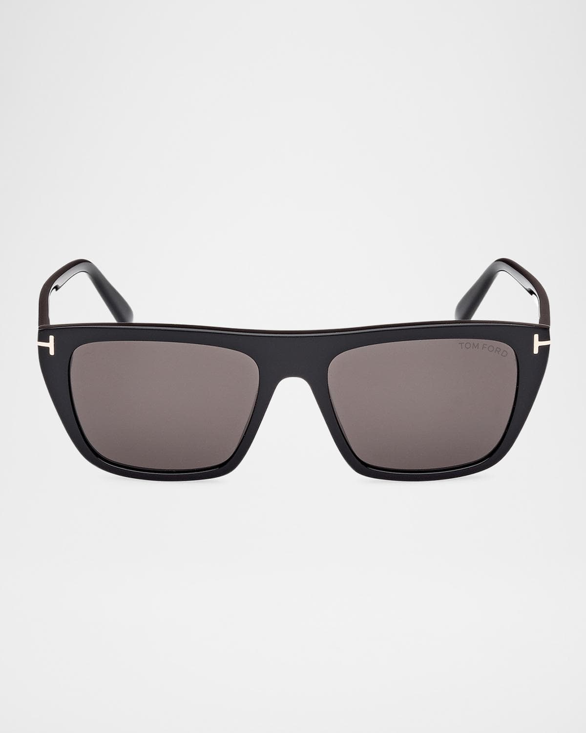 TOM FORD Men's Aslan Acetate Rectangle Sunglasses