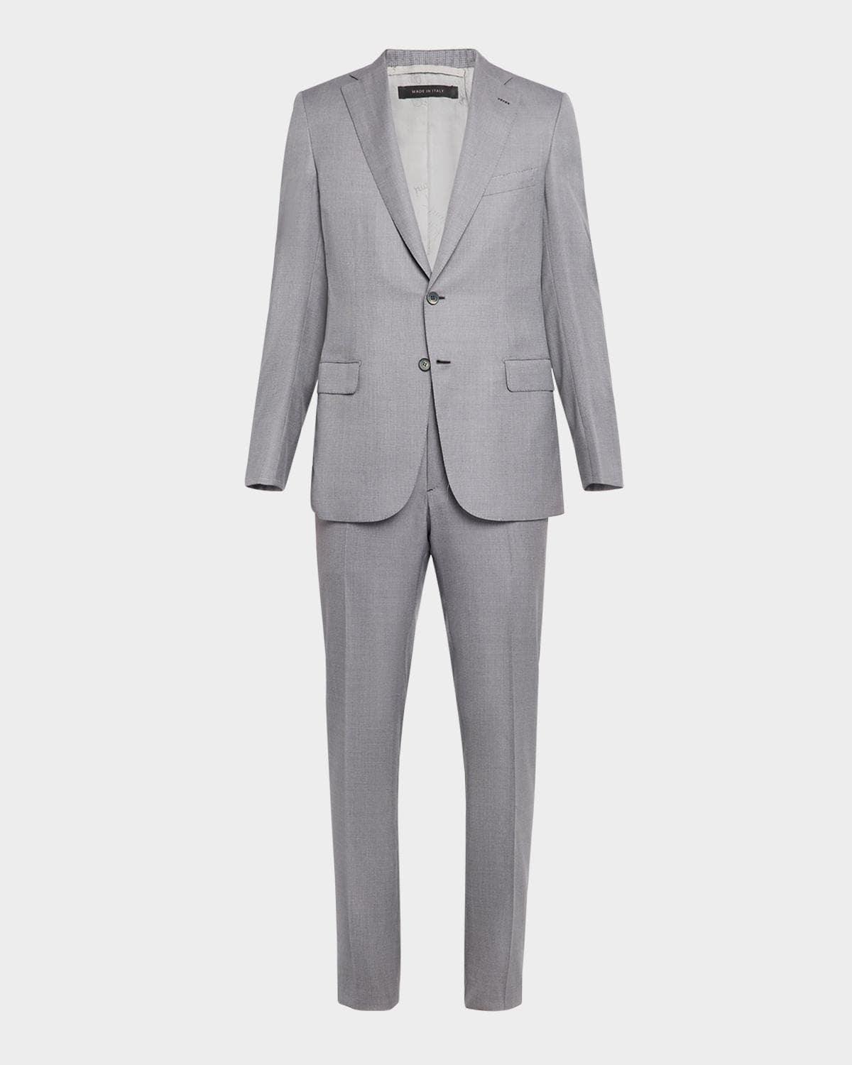 Brioni Men's Wool and Silk Modern Fit Two-Piece Suit