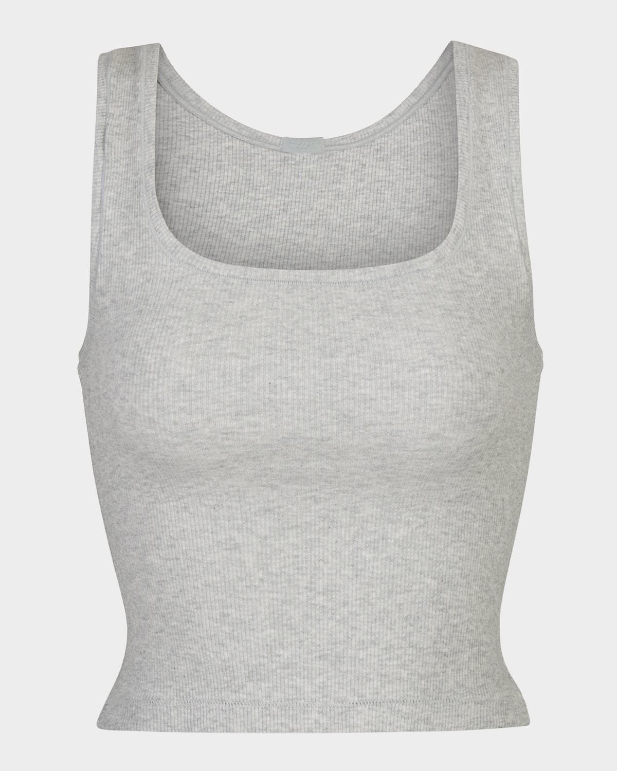 SKIMS Cotton Rib Cropped Tank