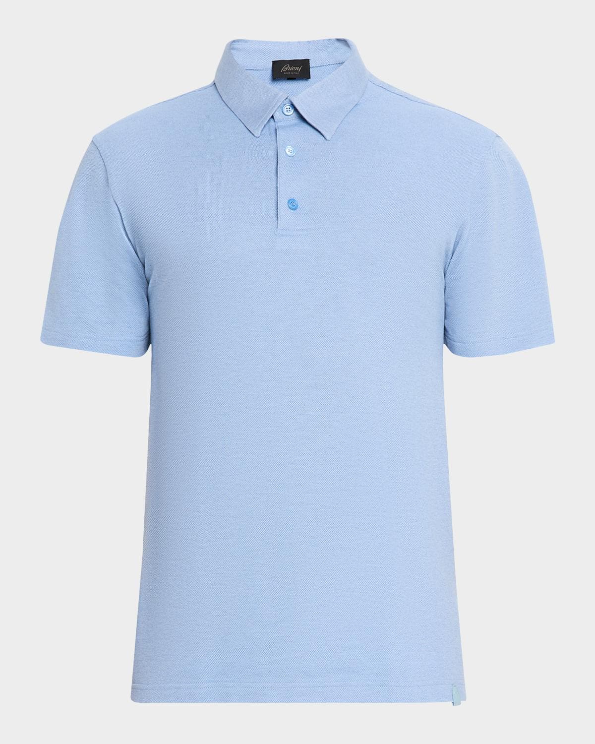 Brioni Men's Jersey Pique Polo Shirt