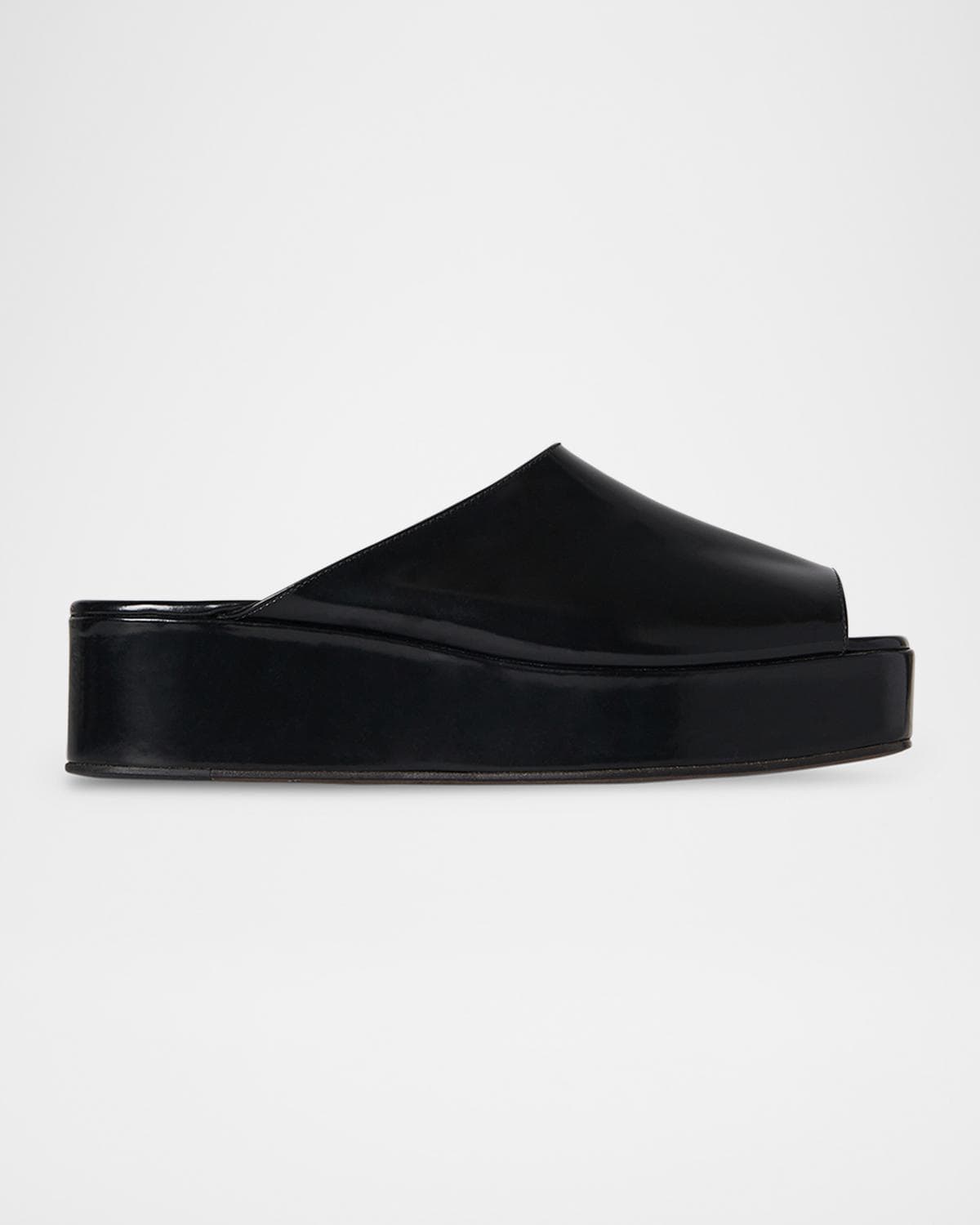 The Row Emi Flatform Leather Sandals