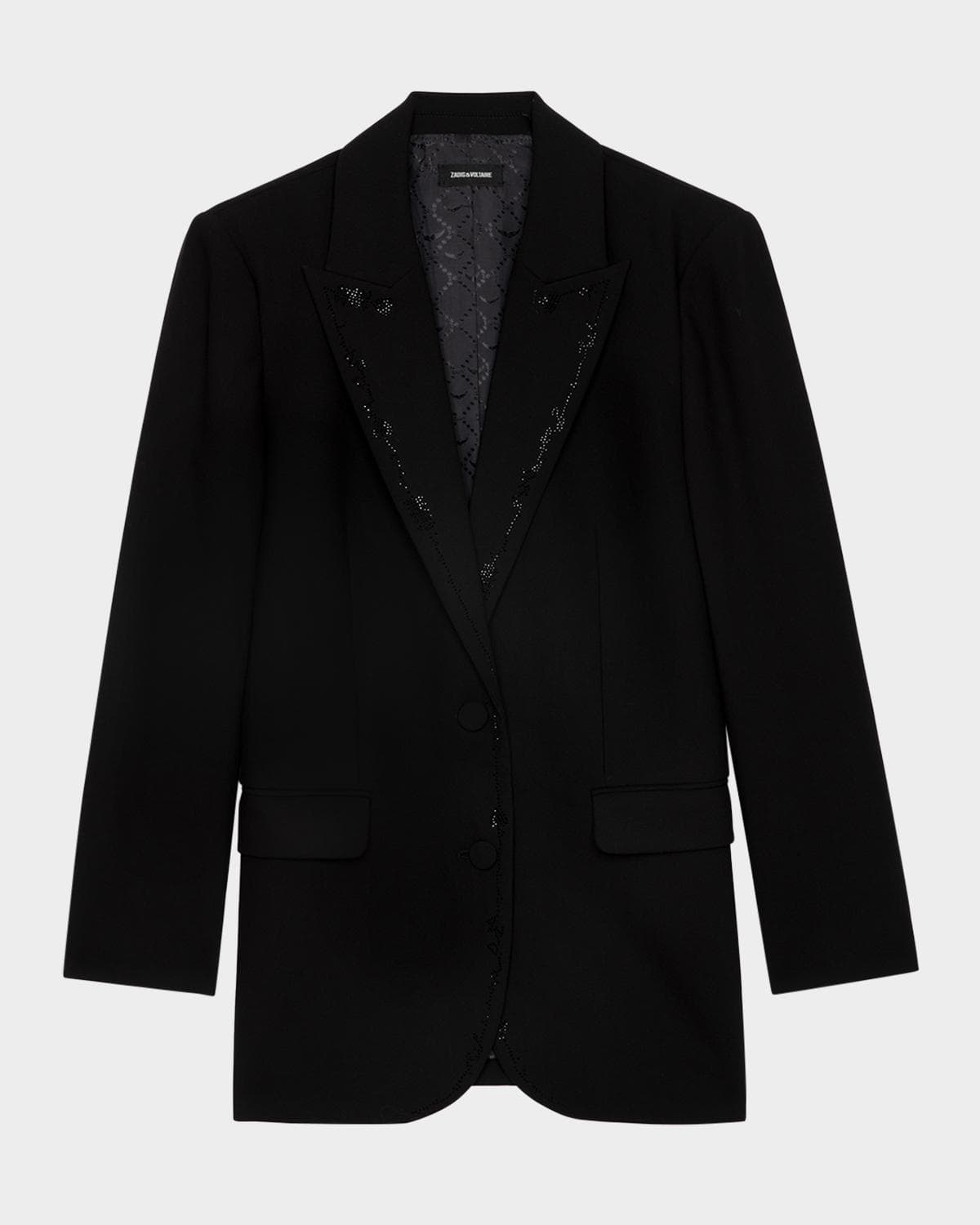 Zadig & Voltaire Viva Embellished Blazer