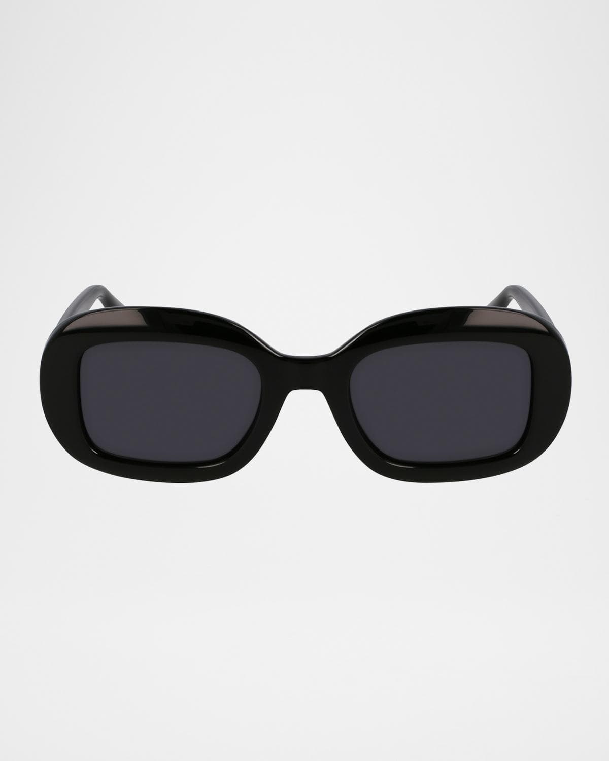 FERRAGAMO Gancino Oval Acetate Sunglasses