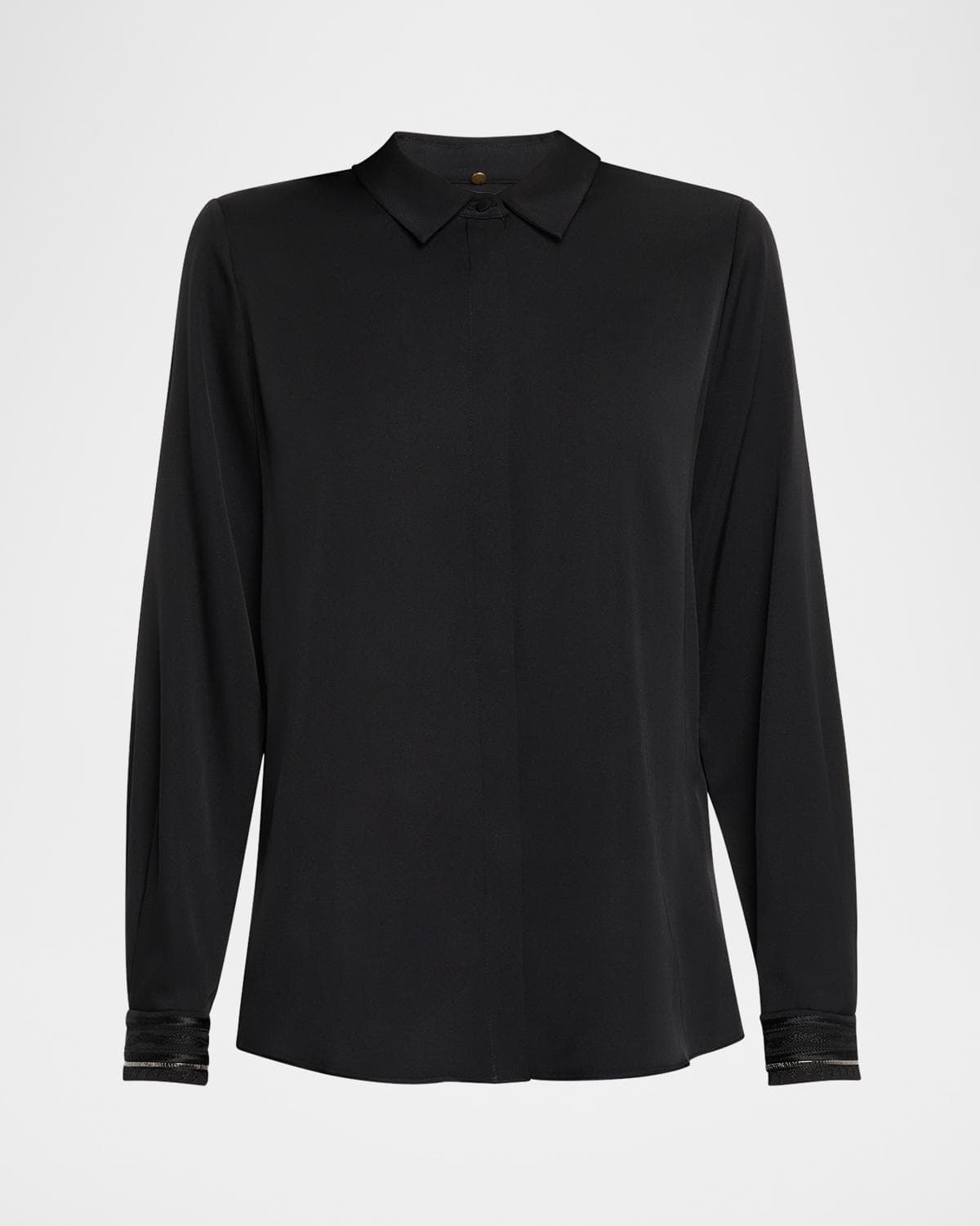 Kobi Halperin Devin Shimmer Embroidered Blouse