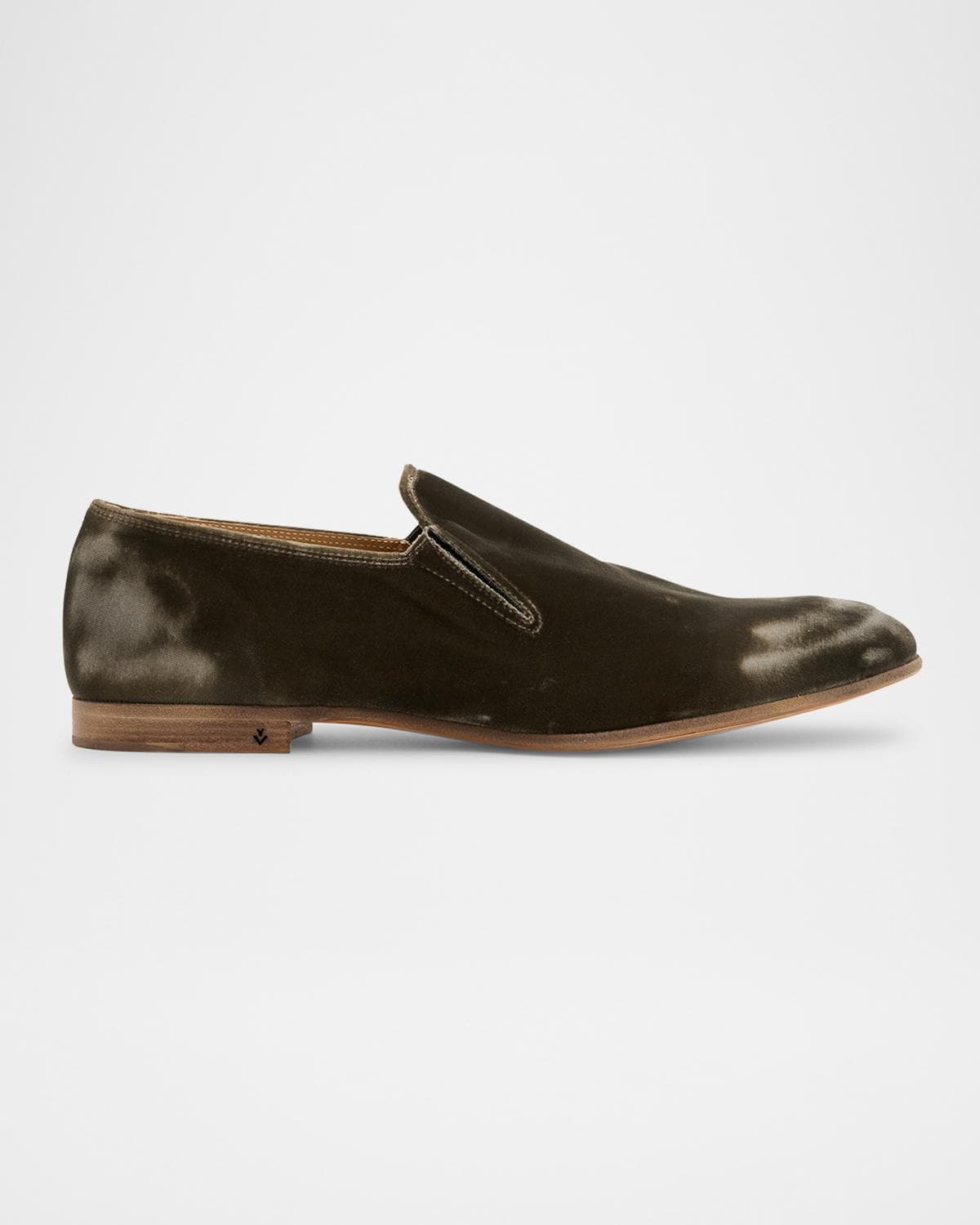 John Varvatos Men's Venice Distressed Velvet Loafers