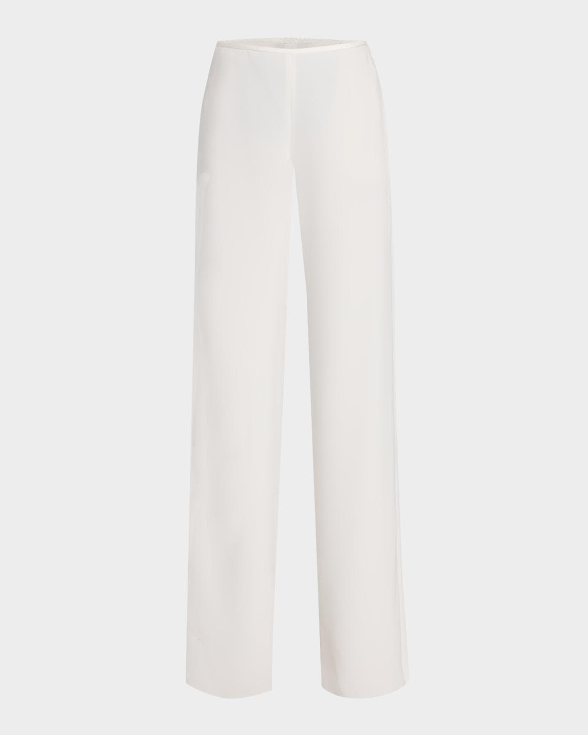 Emporio Armani High-Rise Straight-Leg Trousers