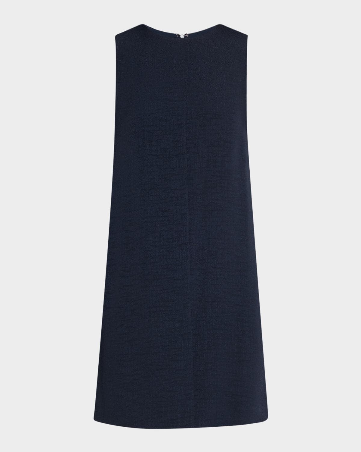 Emporio Armani Sleeveless Front-Slit Tunic Mini Dress