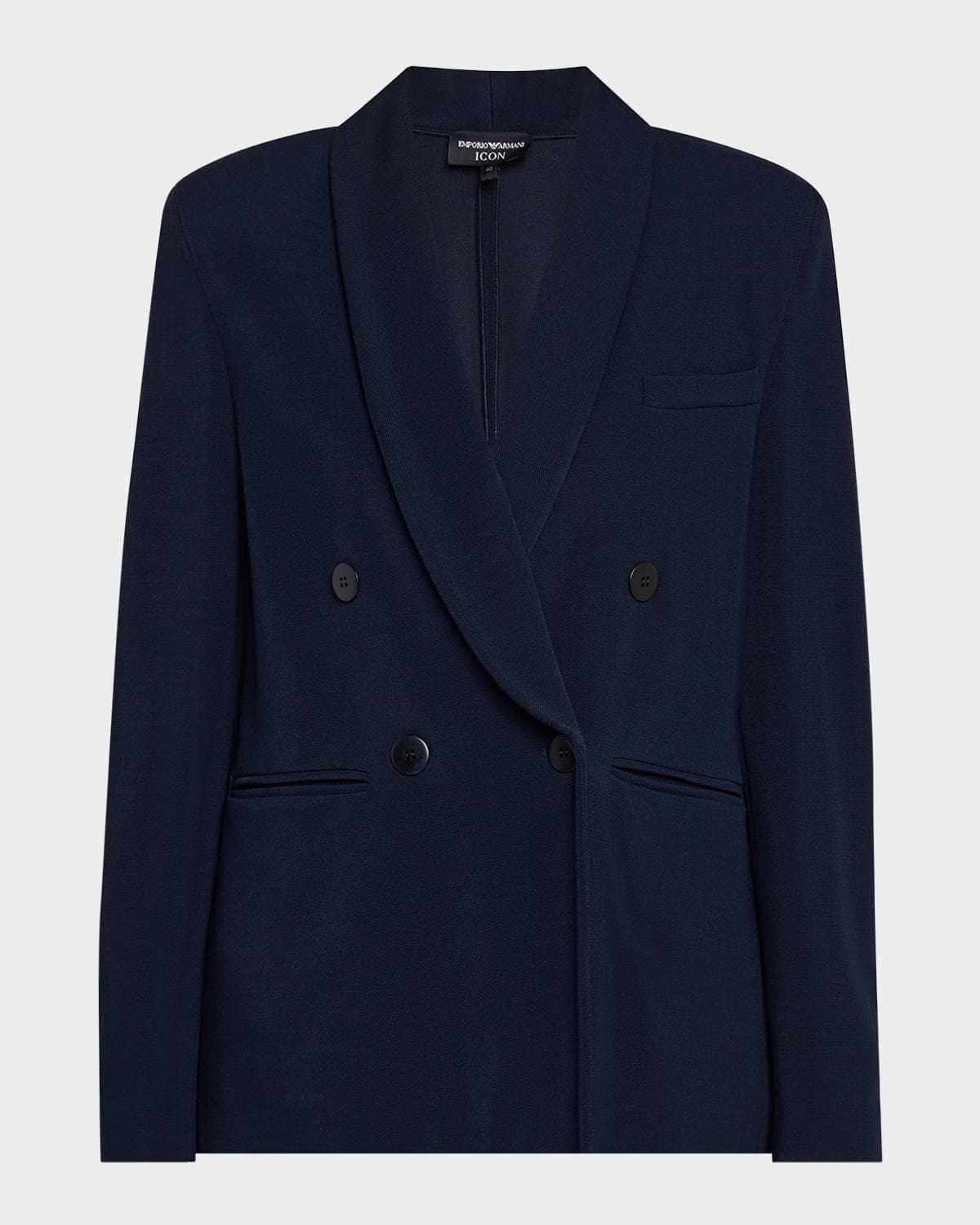 Emporio Armani Relaxed Double-Breasted Blazer