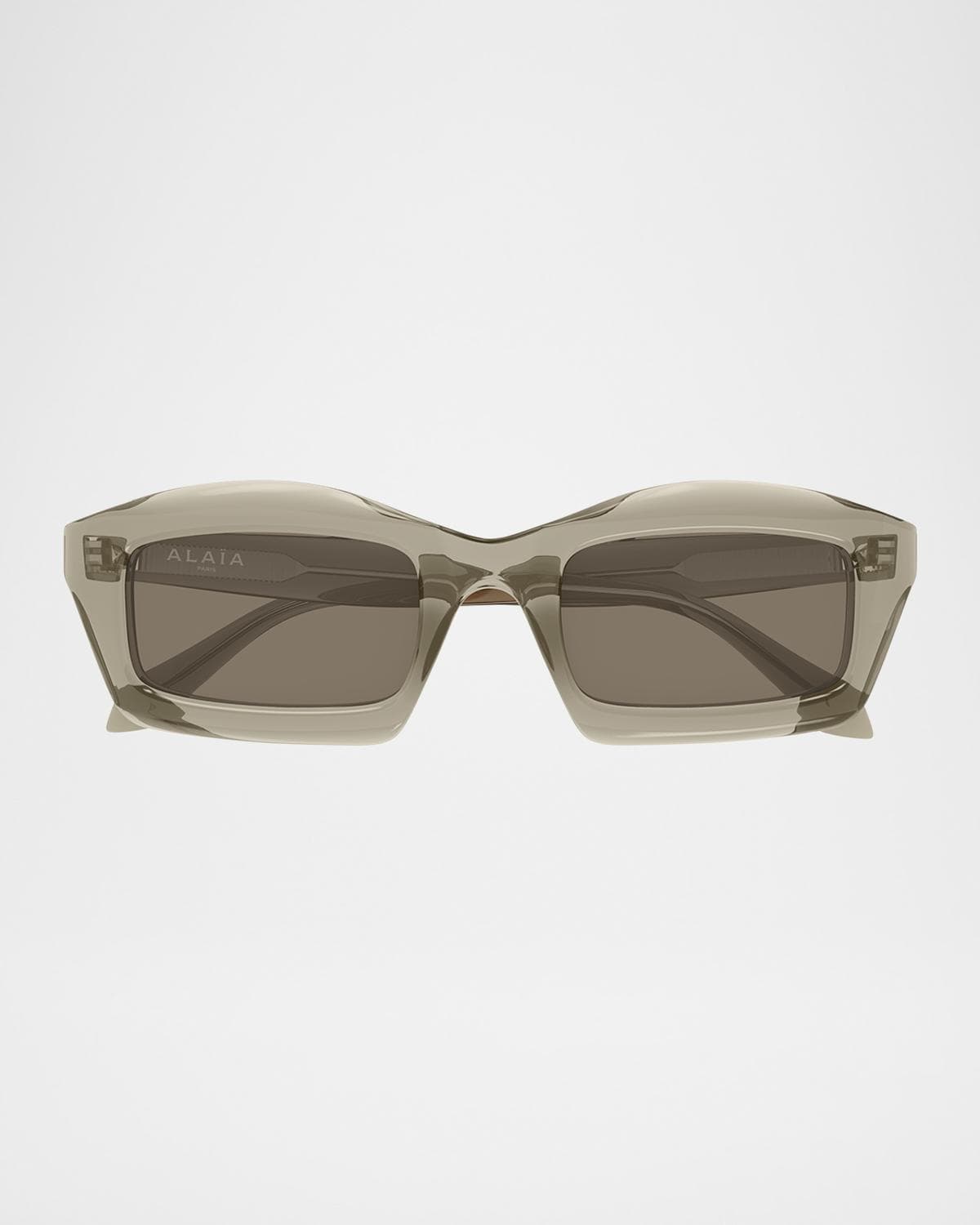 ALAÏA Rectangle Acetate Sunglasses