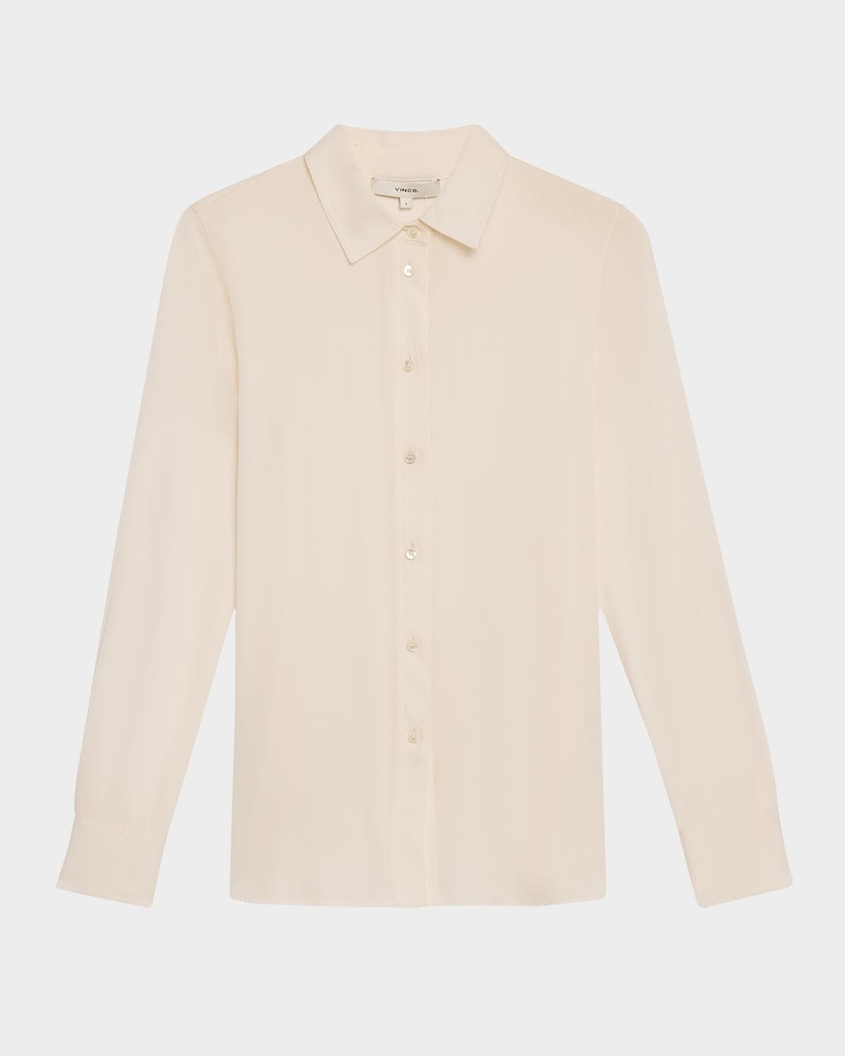 Vince Classic Button-Front Blouse