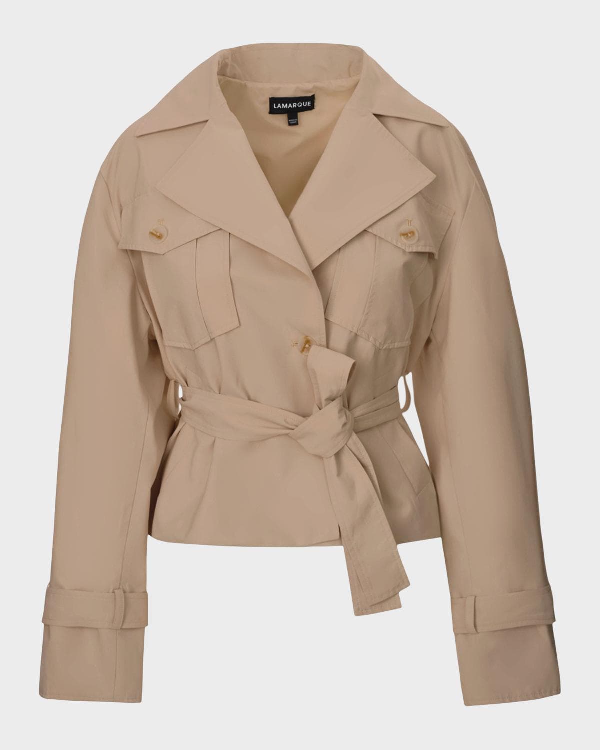 LaMarque Quinn Cropped Trench Jacket