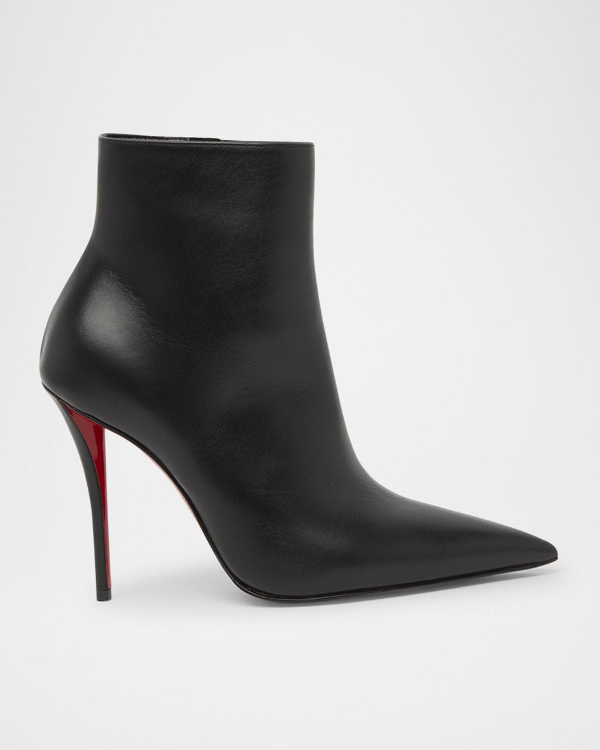 Christian Louboutin 100mm Miss Z Leather Booties