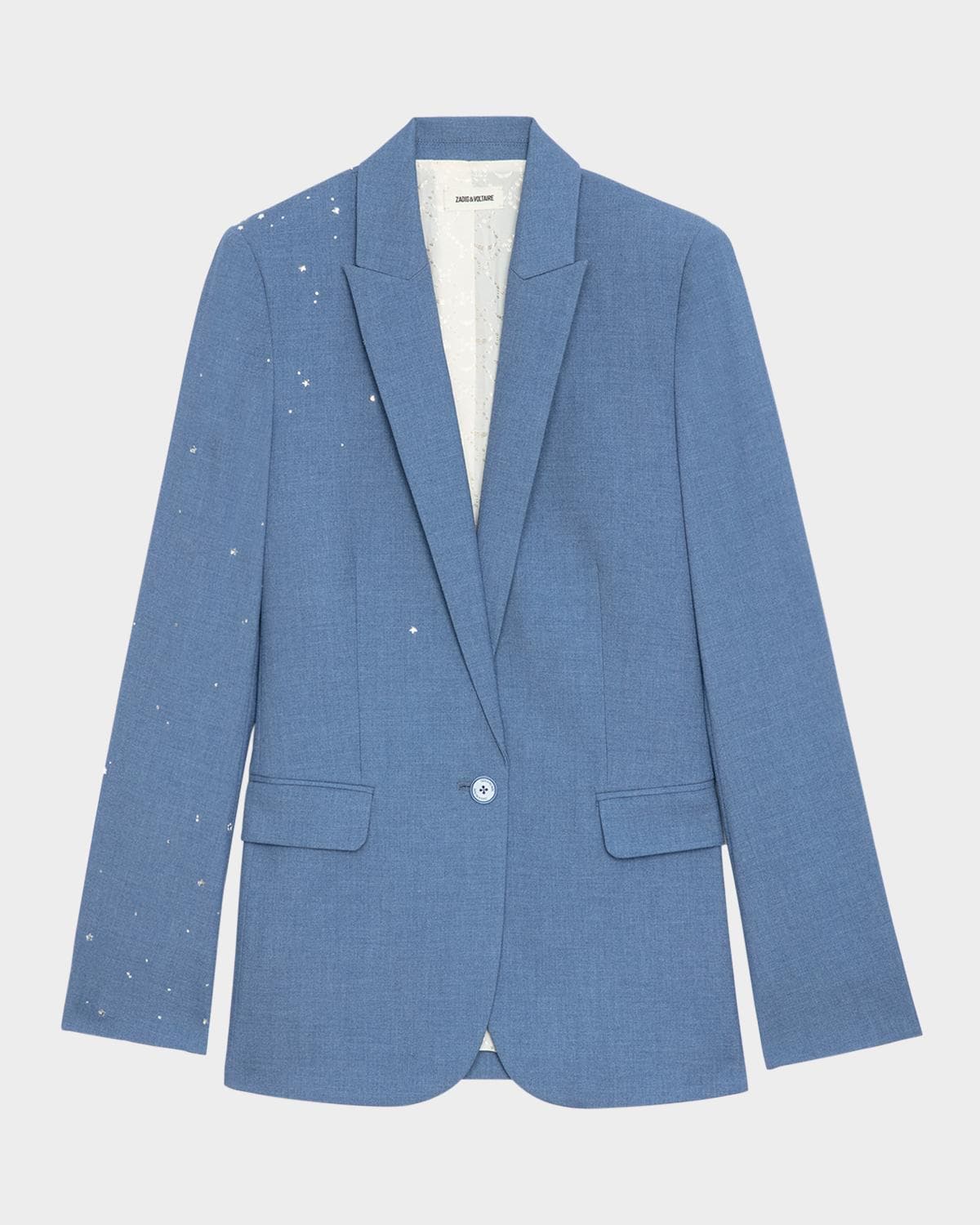 Zadig & Voltaire Valse Star Embellished Single-Breasted Blazer