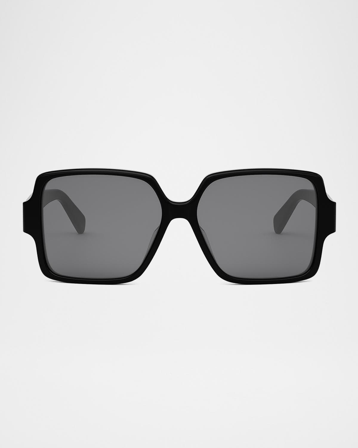 CELINE Triomphe Square Acetate Sunglasses