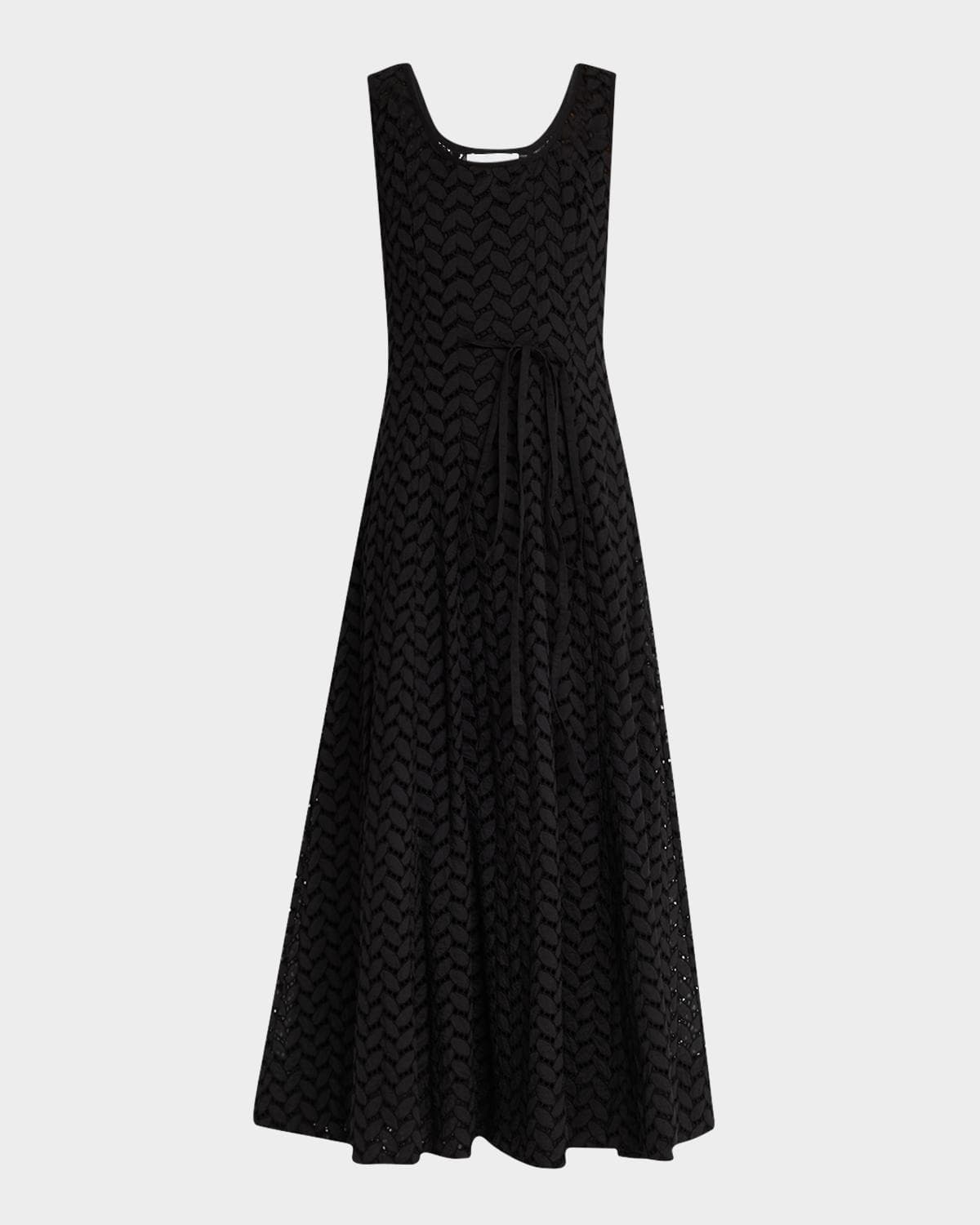 Merlette Olea Eyelet-Embroidered Cotton Midi Dress