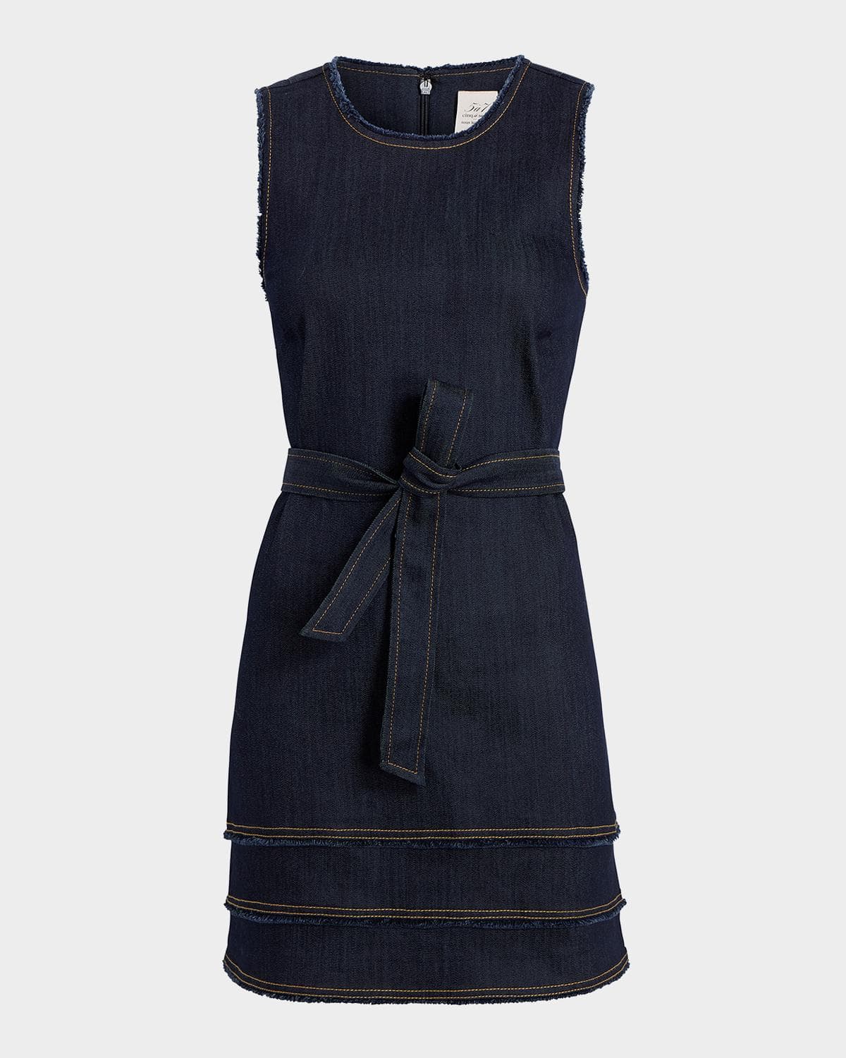 Cinq à Sept Mindie Sleeveless Denim Mini Dress