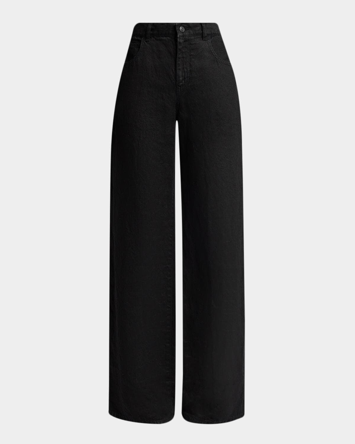 The Row Eglitta Straight-Leg Linen Jeans