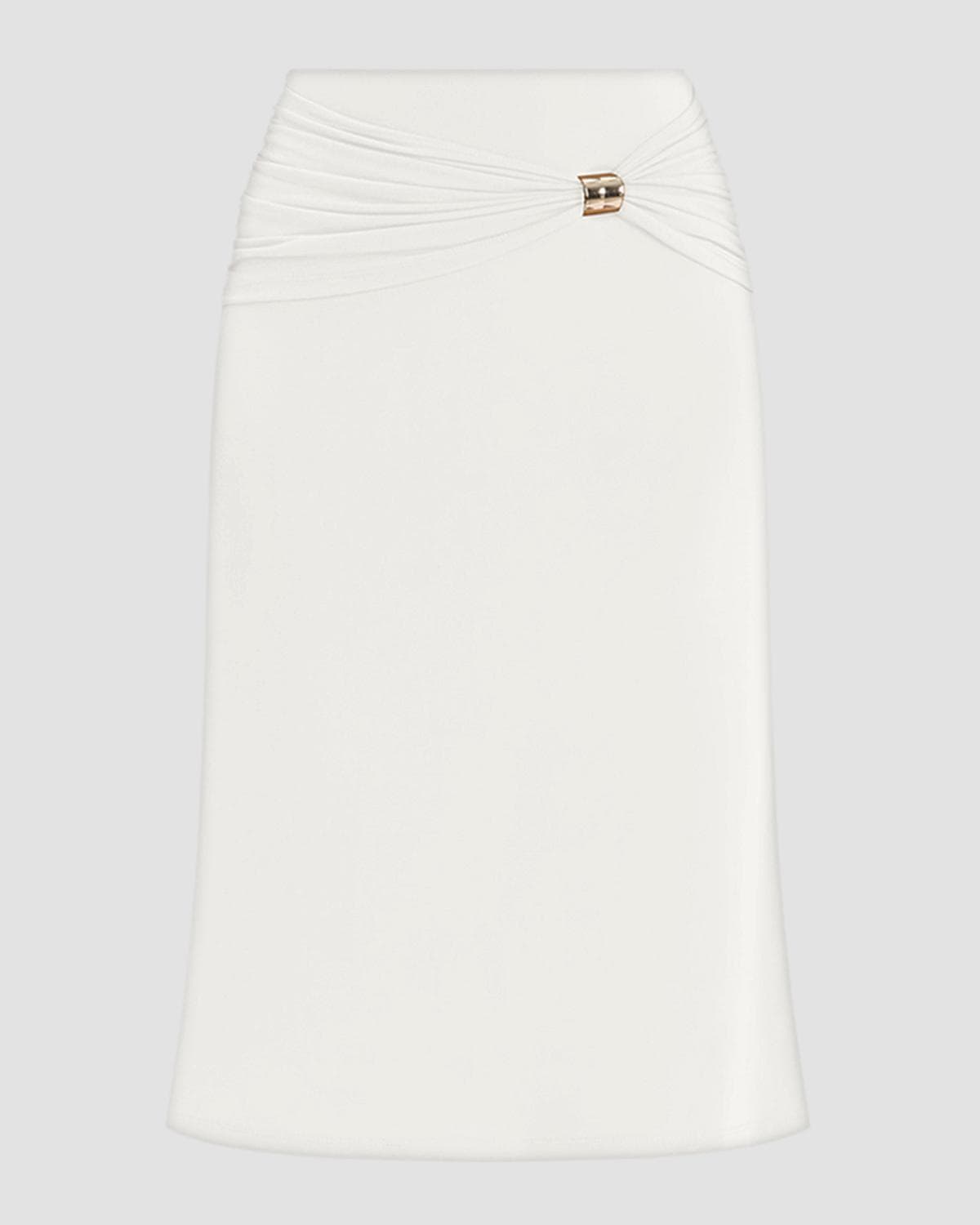 Hervé Léger Valentina Drape Midi Skirt