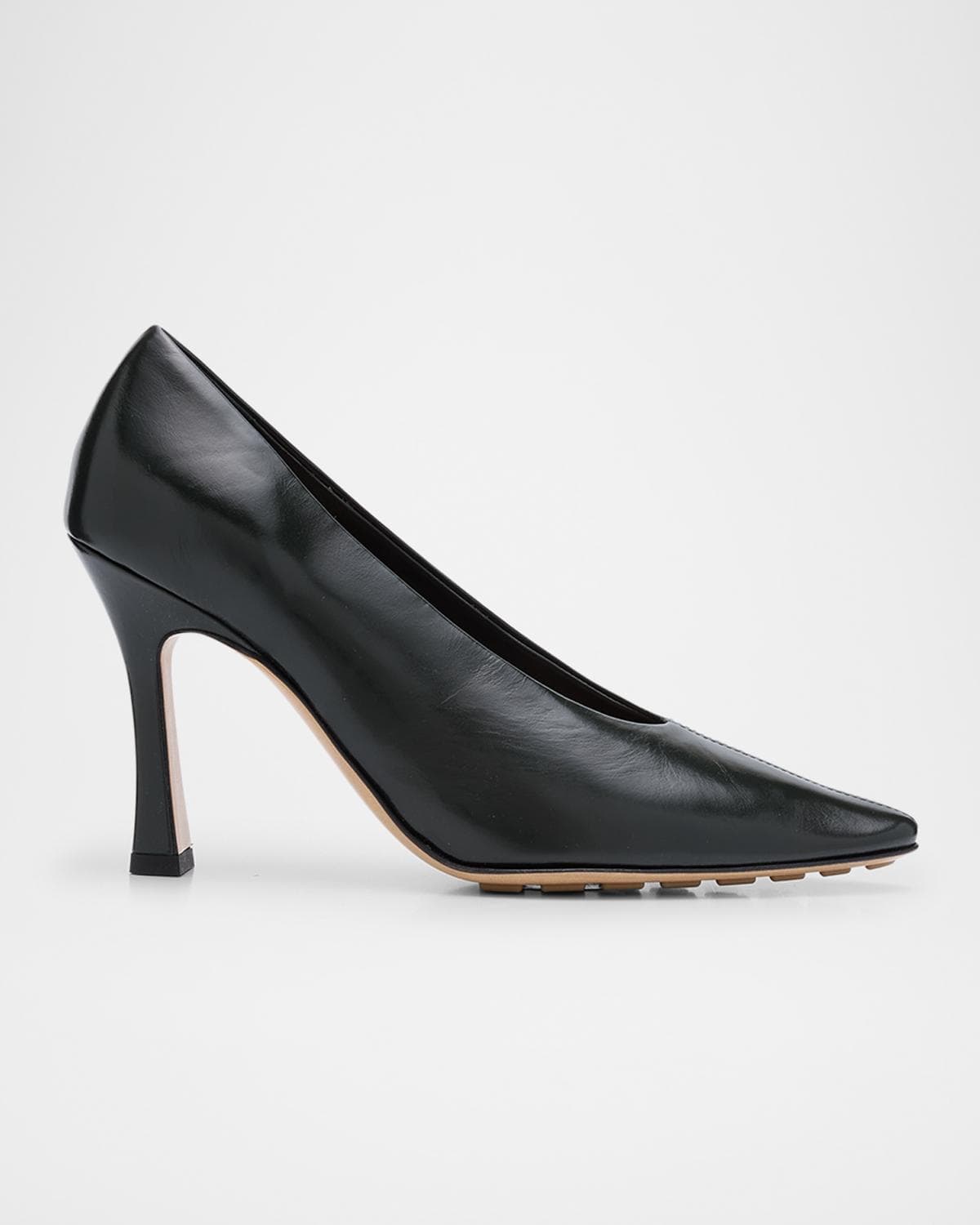 Bottega Veneta Leather Stiletto Sporty Pumps