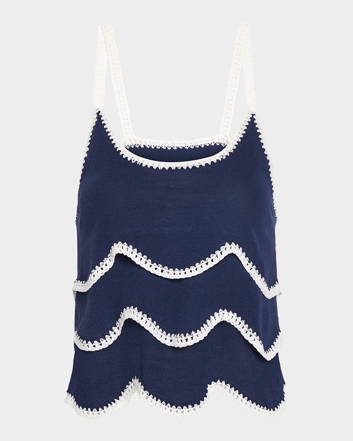 Ramy Brook Ariel Embroidered Sleeveless Top