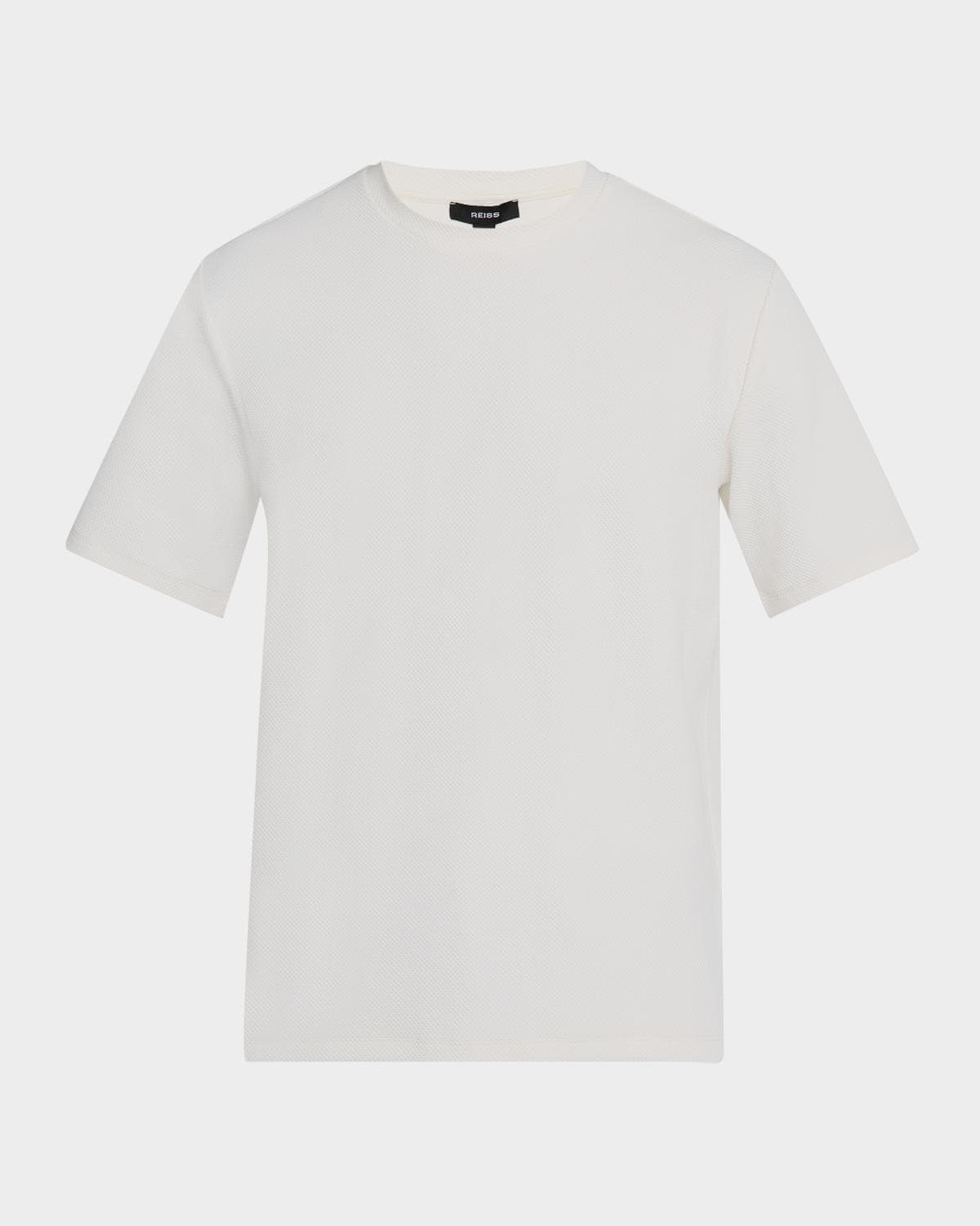 Reiss Men's Wick Textured T-Shirt · LARGE