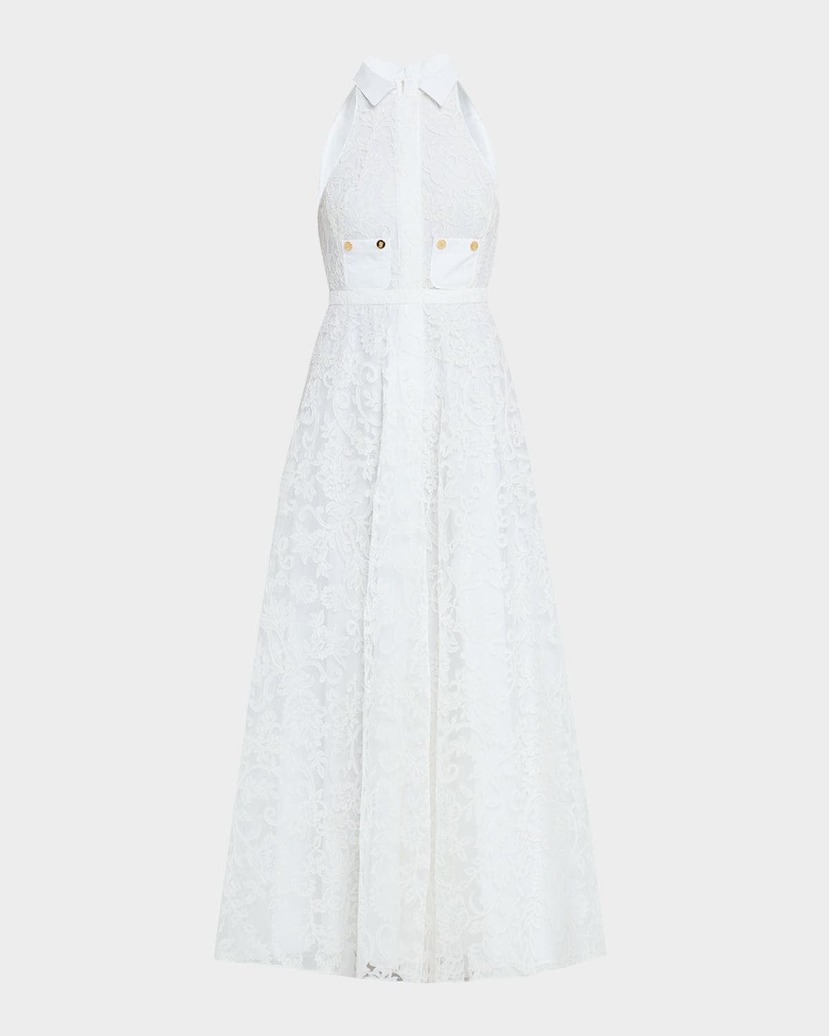Giambattista Valli Sleeveless Lace Maxi Shirtdress · 44 IT (8 US)
