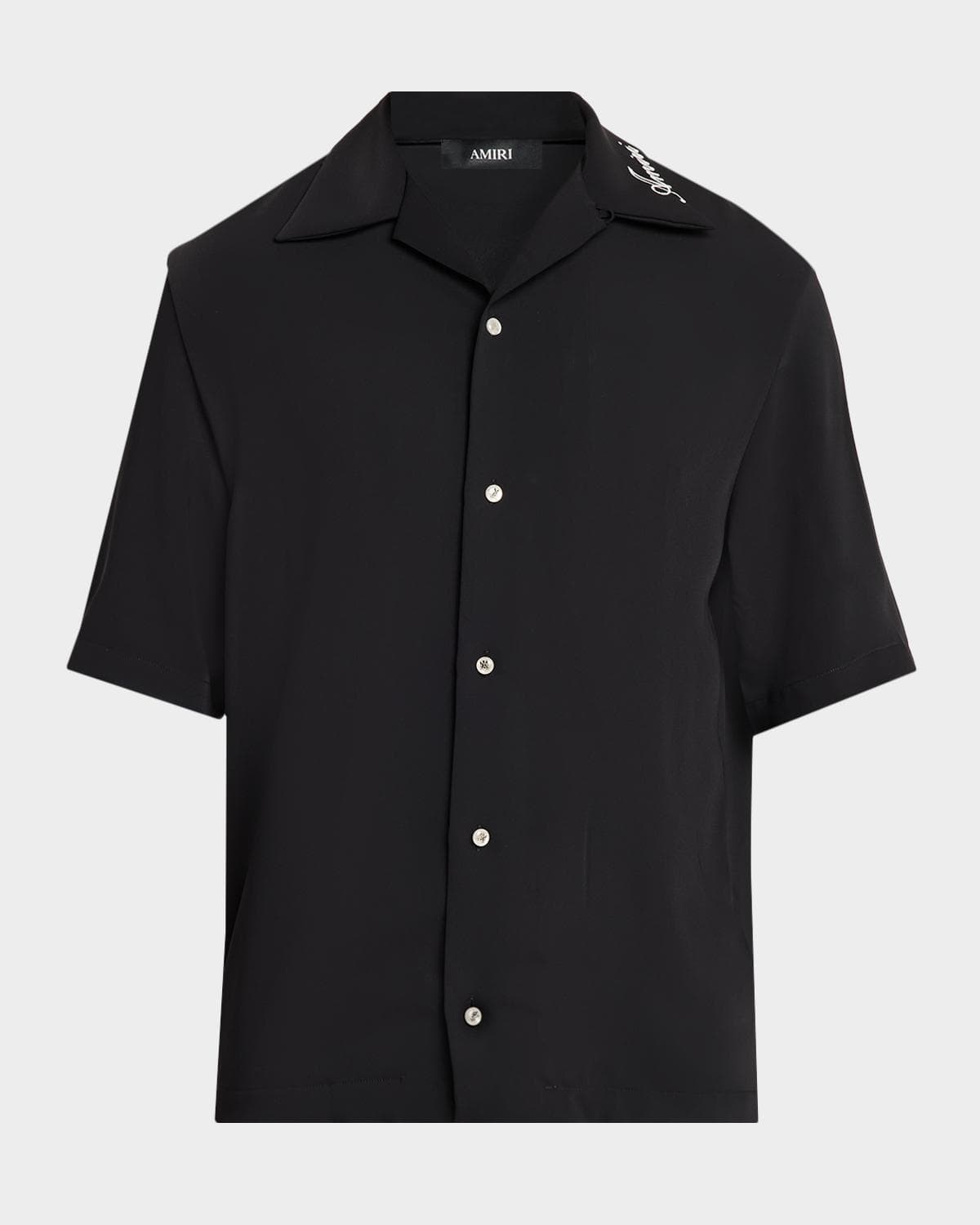 Amiri Men's Brushed Polyester Camp Shirt
