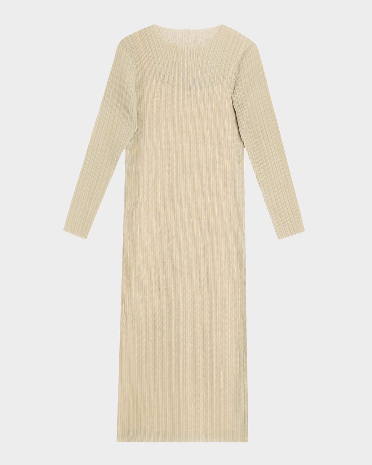 Vince Long-Sleeve Ribbed Midi Dress