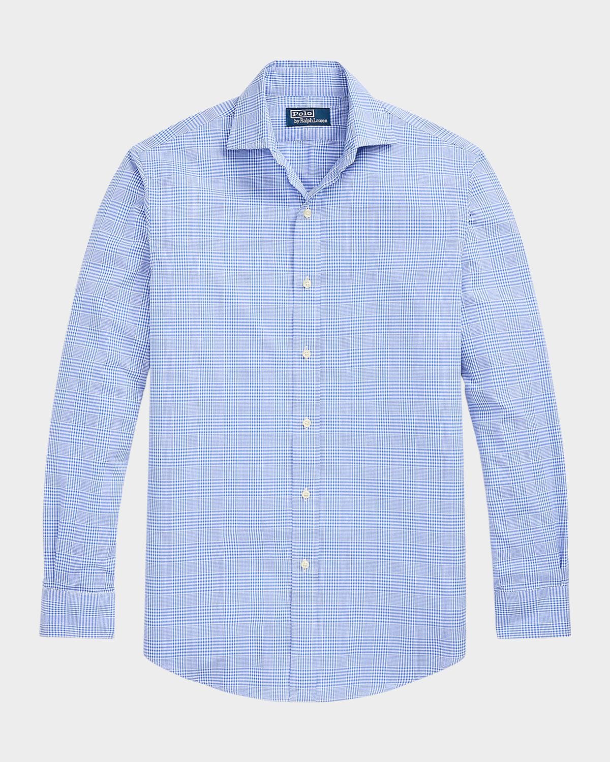 Polo Ralph Lauren Men's Glen Plaid Poplin Sport Shirt