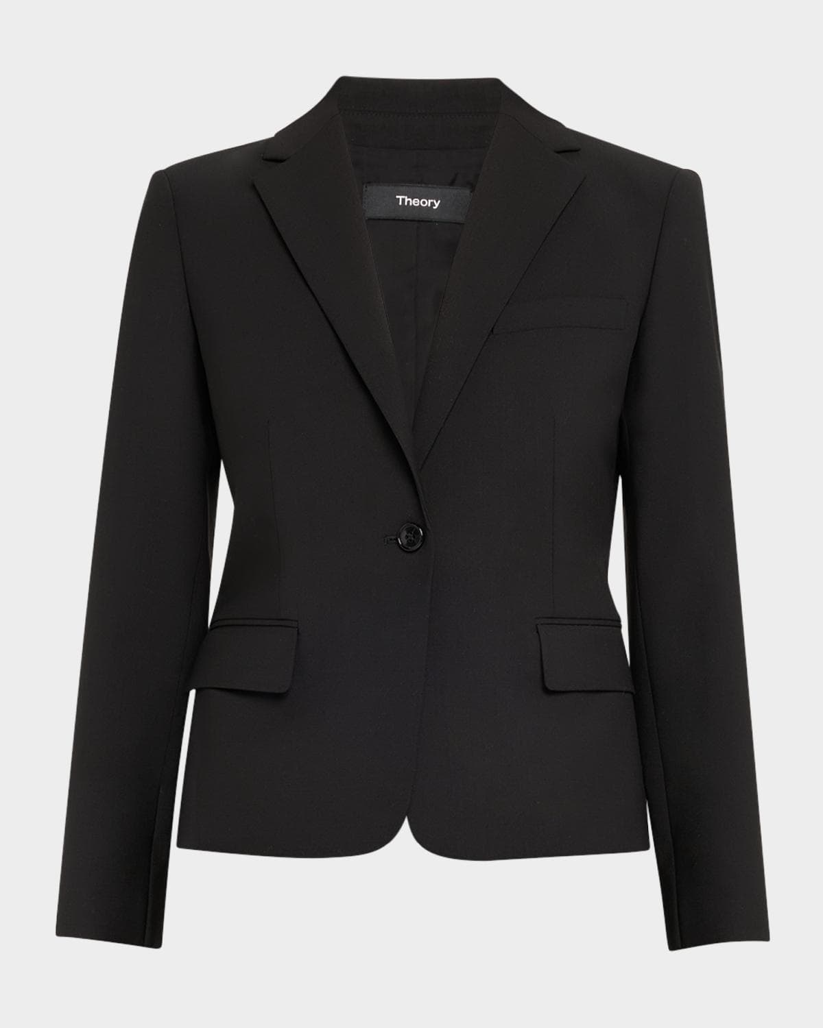 Theory Slim One-Button Jacket