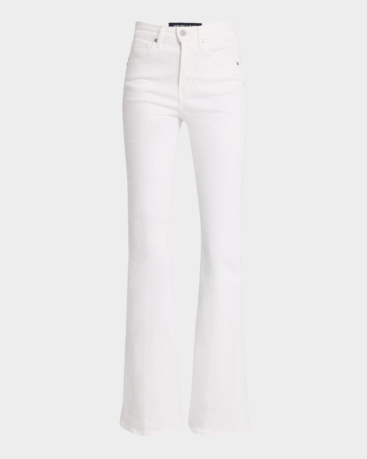 Veronica Beard Beverly High-Rise Skinny Flare Jeans
