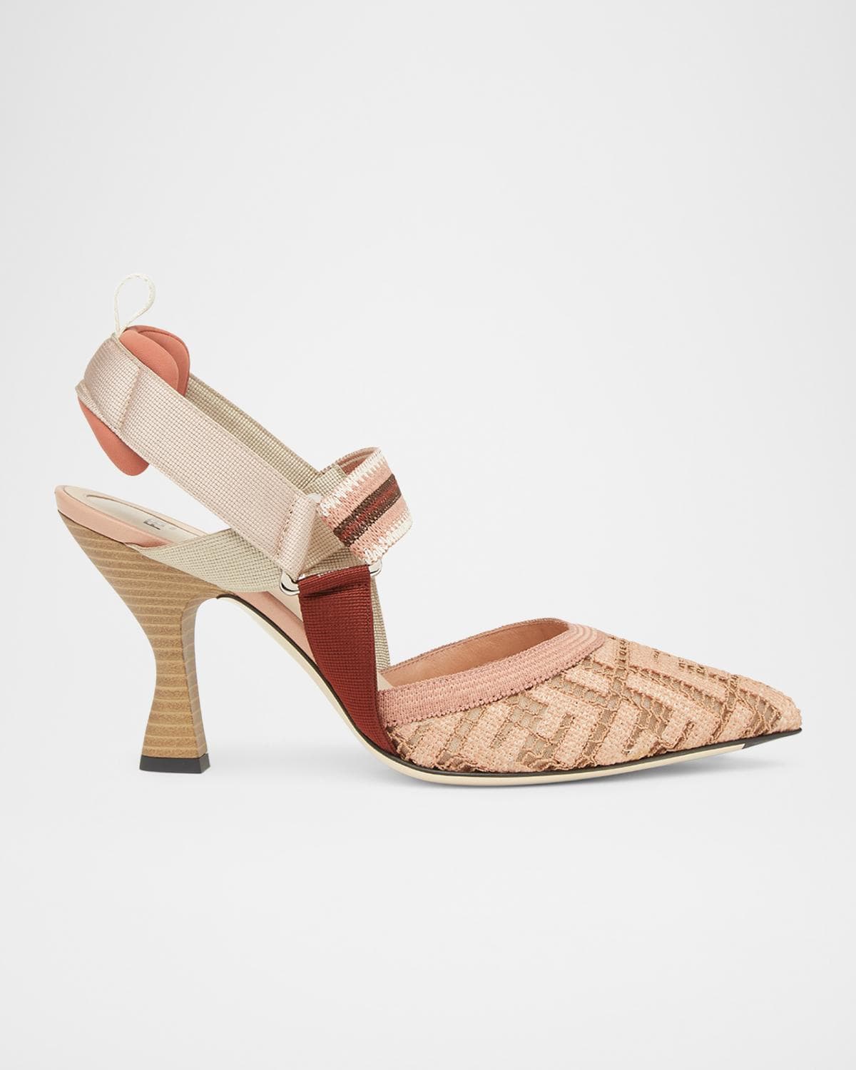 Fendi Colibri Slingback Pumps