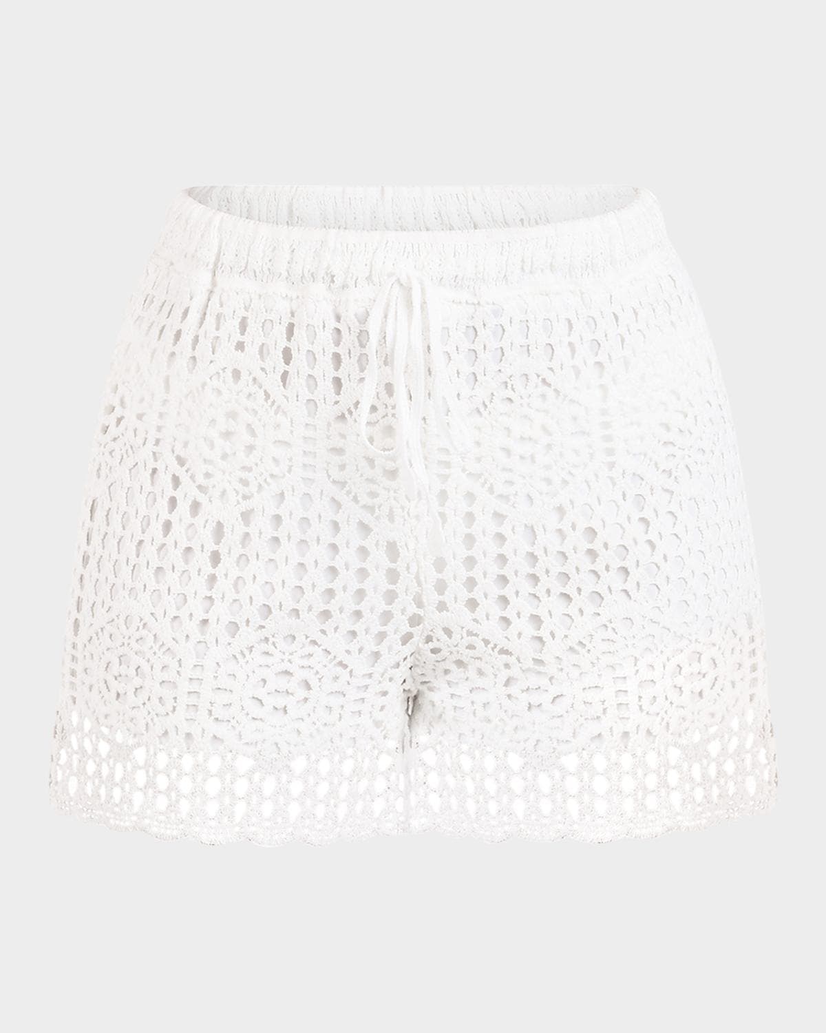 La Blanca Waverly Crochet Beach Shorts