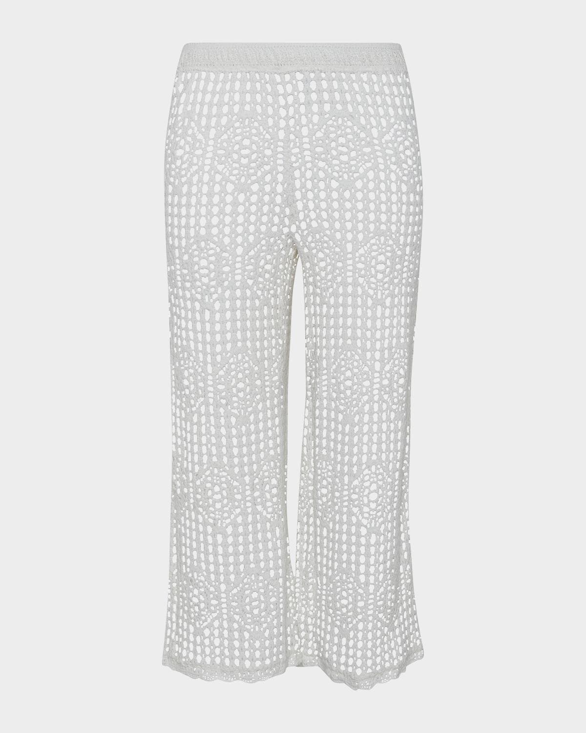 La Blanca Waverly Crochet Cropped Pants
