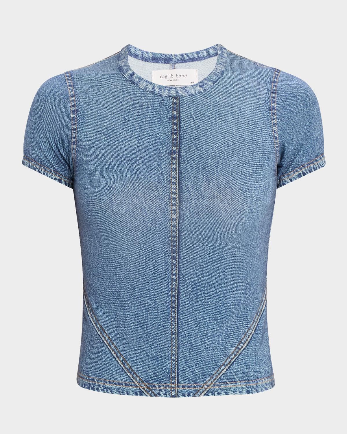 rag & bone rb Miramar Jersey Baby Tee
