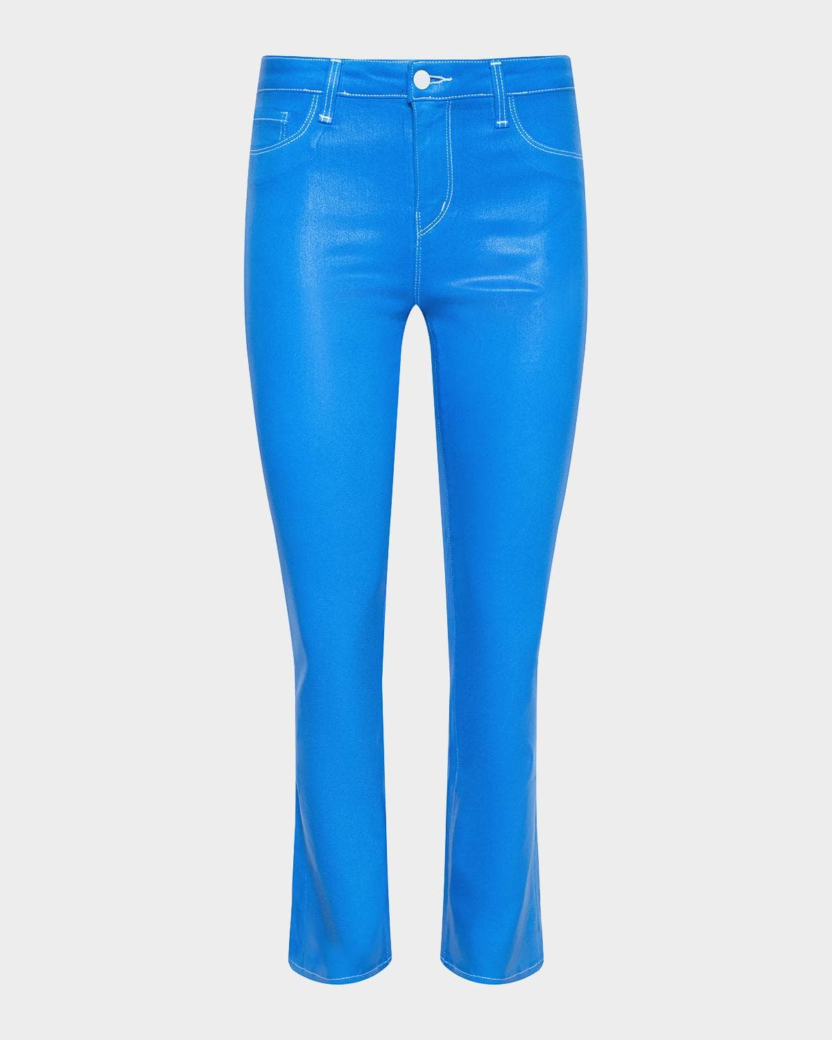 L 'AGENCE Tati High-Rise Cropped Micro Bootcut Jeans