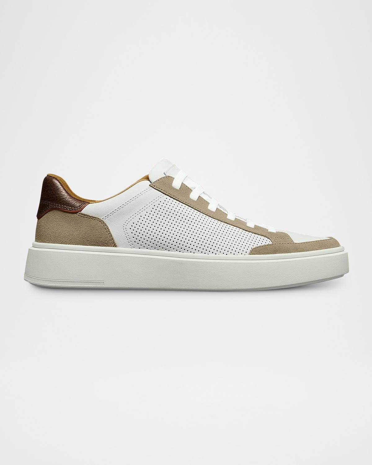 Allen Edmonds Men's Oliver Perforated Leather Slip-On Sneakers