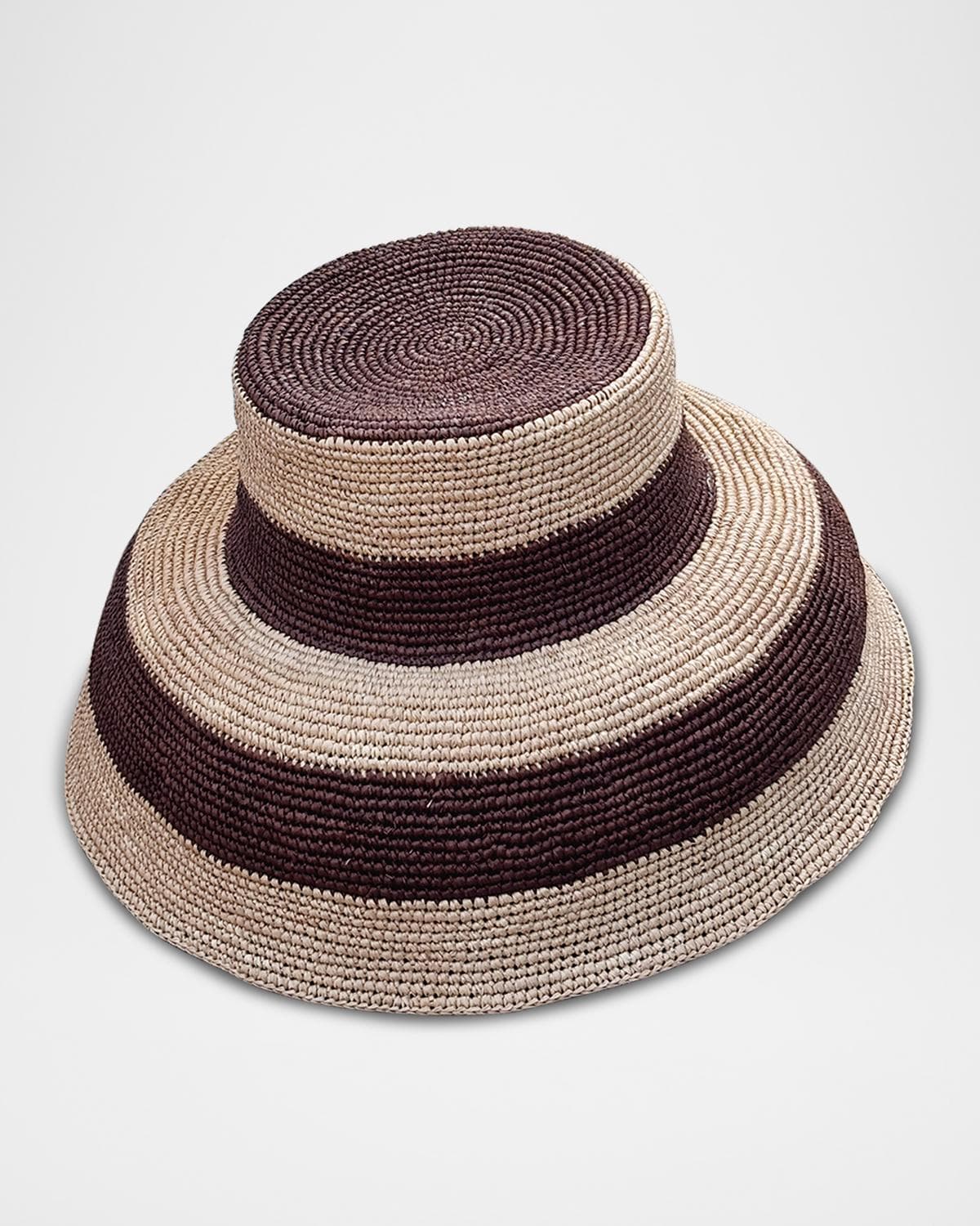 Van Palma Gina XL Straw Bucket Hat · MEDIUM