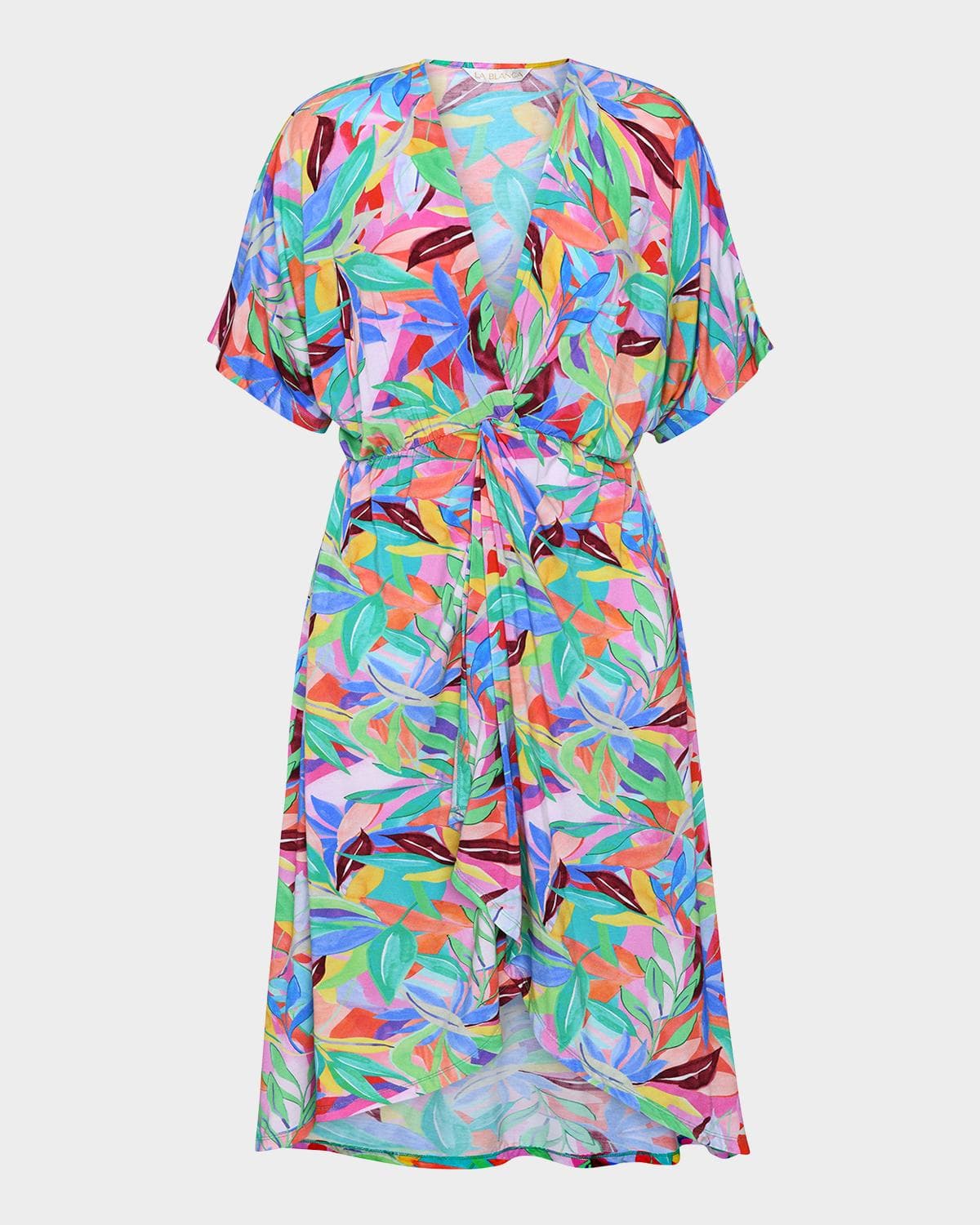 La Blanca Tropi-Flage Twist Sun Dress Coverup · LARGE / X-LARGE